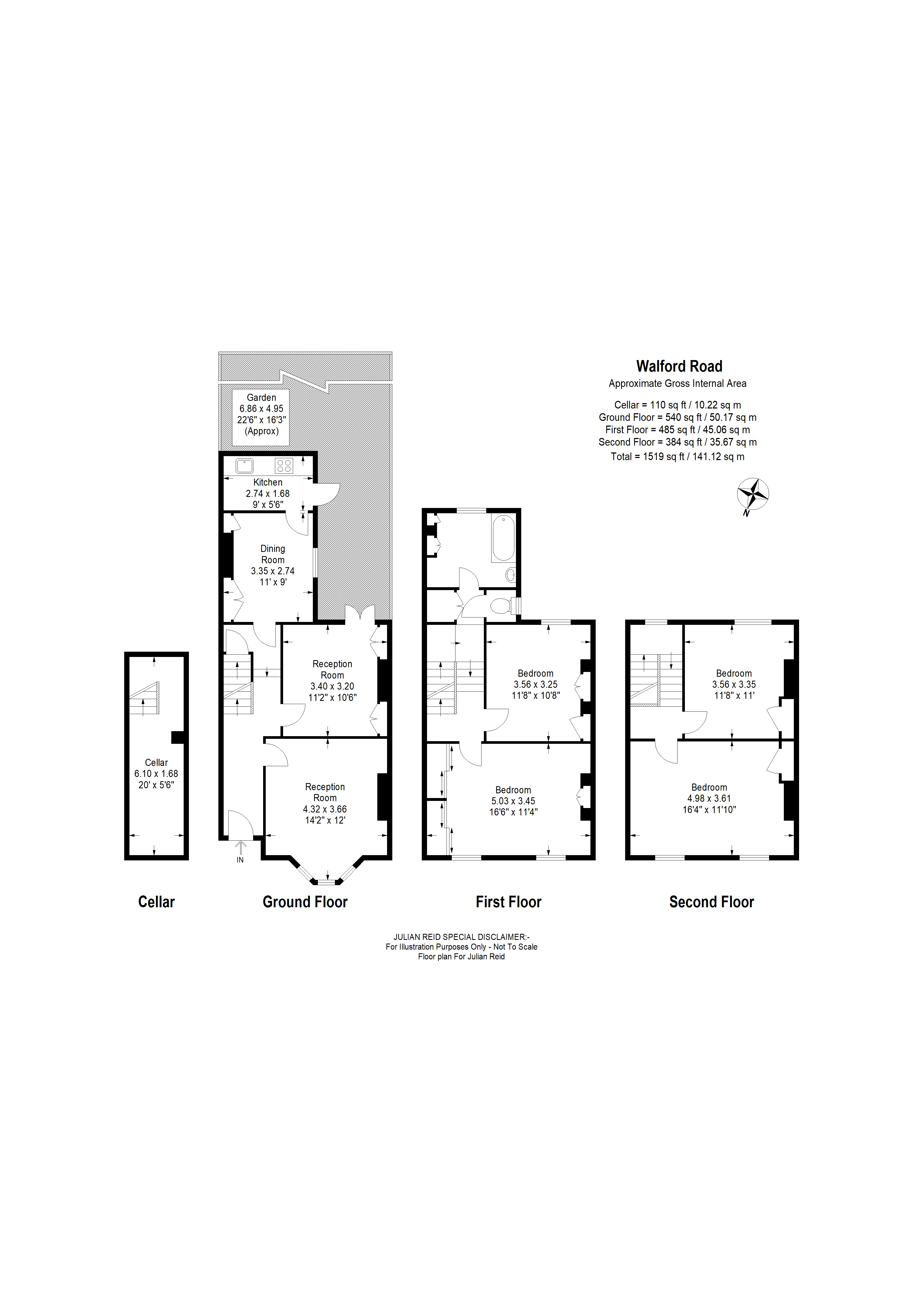 Walford Road, London N16, 4 bedroom terraced house for sale 66634830