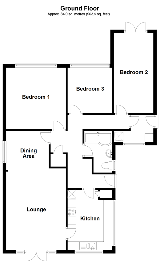 Rosemary Gardens, Broadstairs, Kent CT10, 3 bedroom detached bungalow