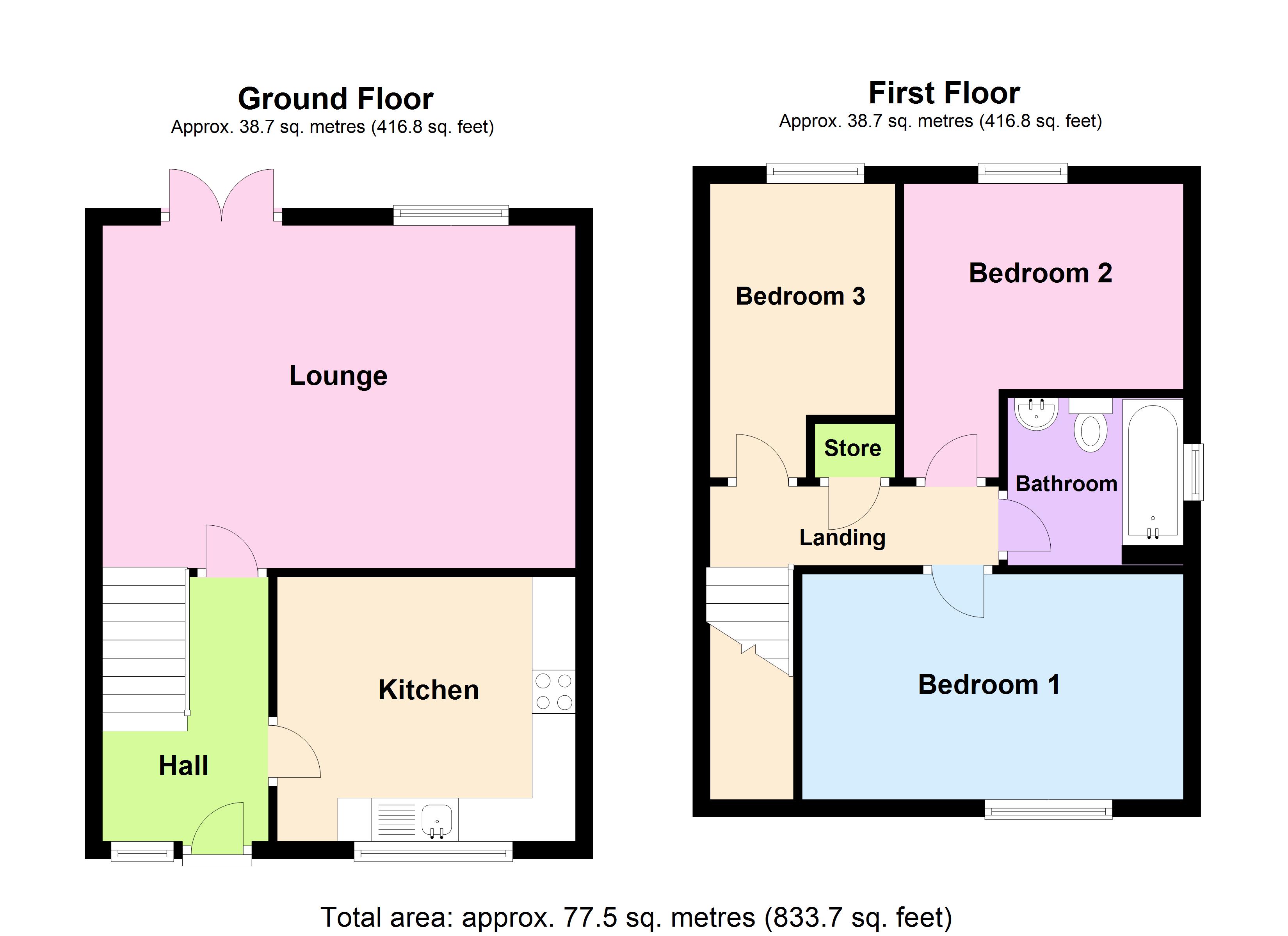 Redhill Park, Haverfordwest, Pembrokeshire SA61, 3 bedroom semi
