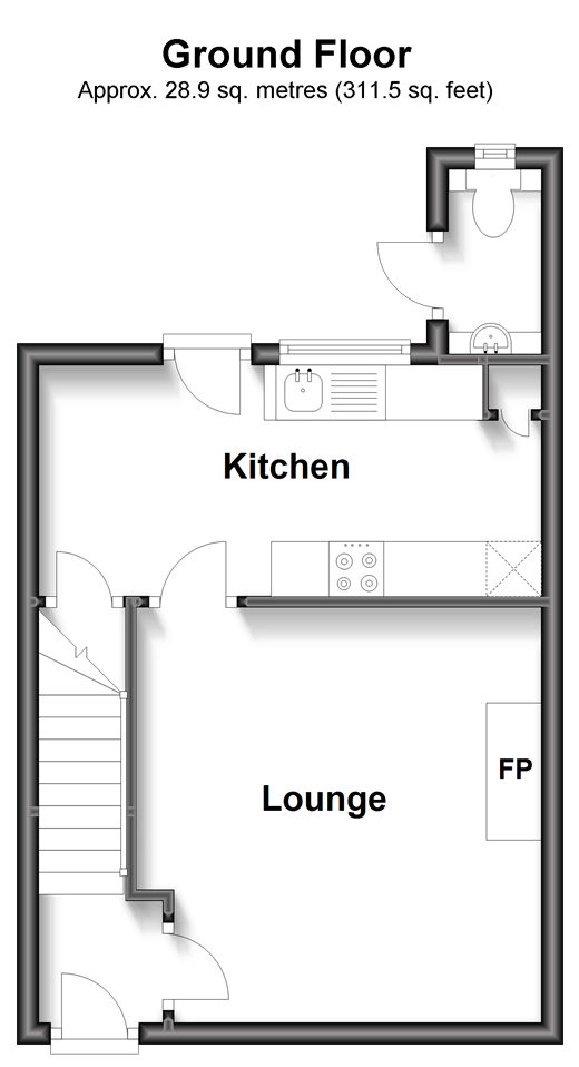 Woodstock Road, Strood, Rochester, Kent ME2, 2 bedroom terraced house