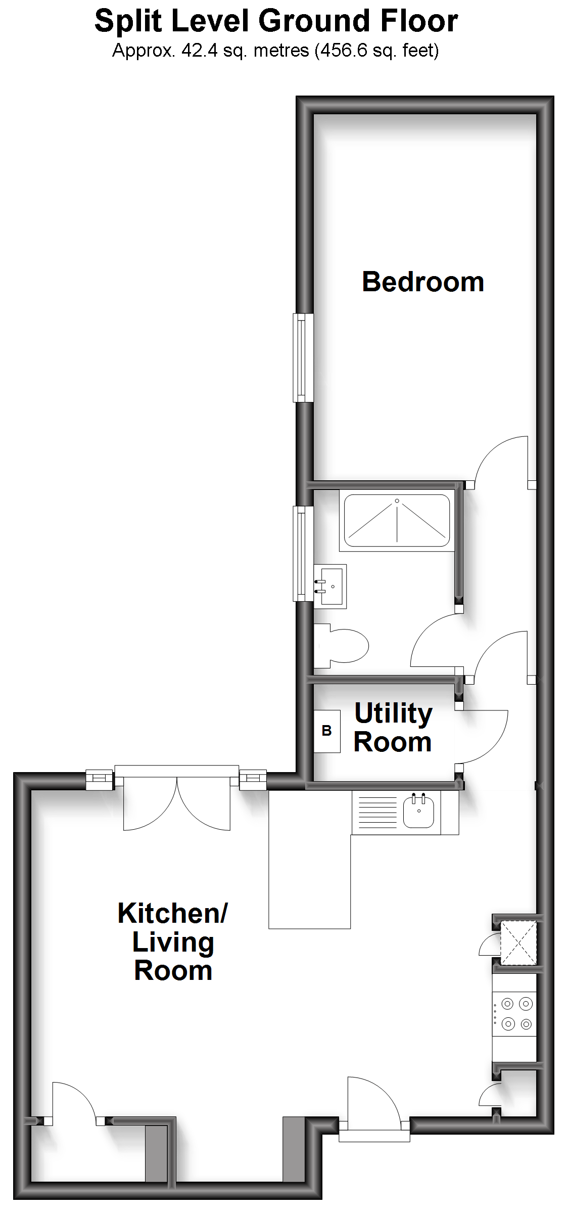 Union Street, Rochester ME1, 1 bedroom flat to rent 67130988