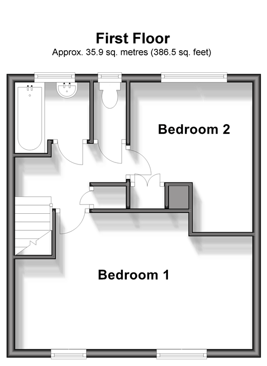 Burney Drive, Loughton, Essex IG10, 2 bedroom terraced house for sale
