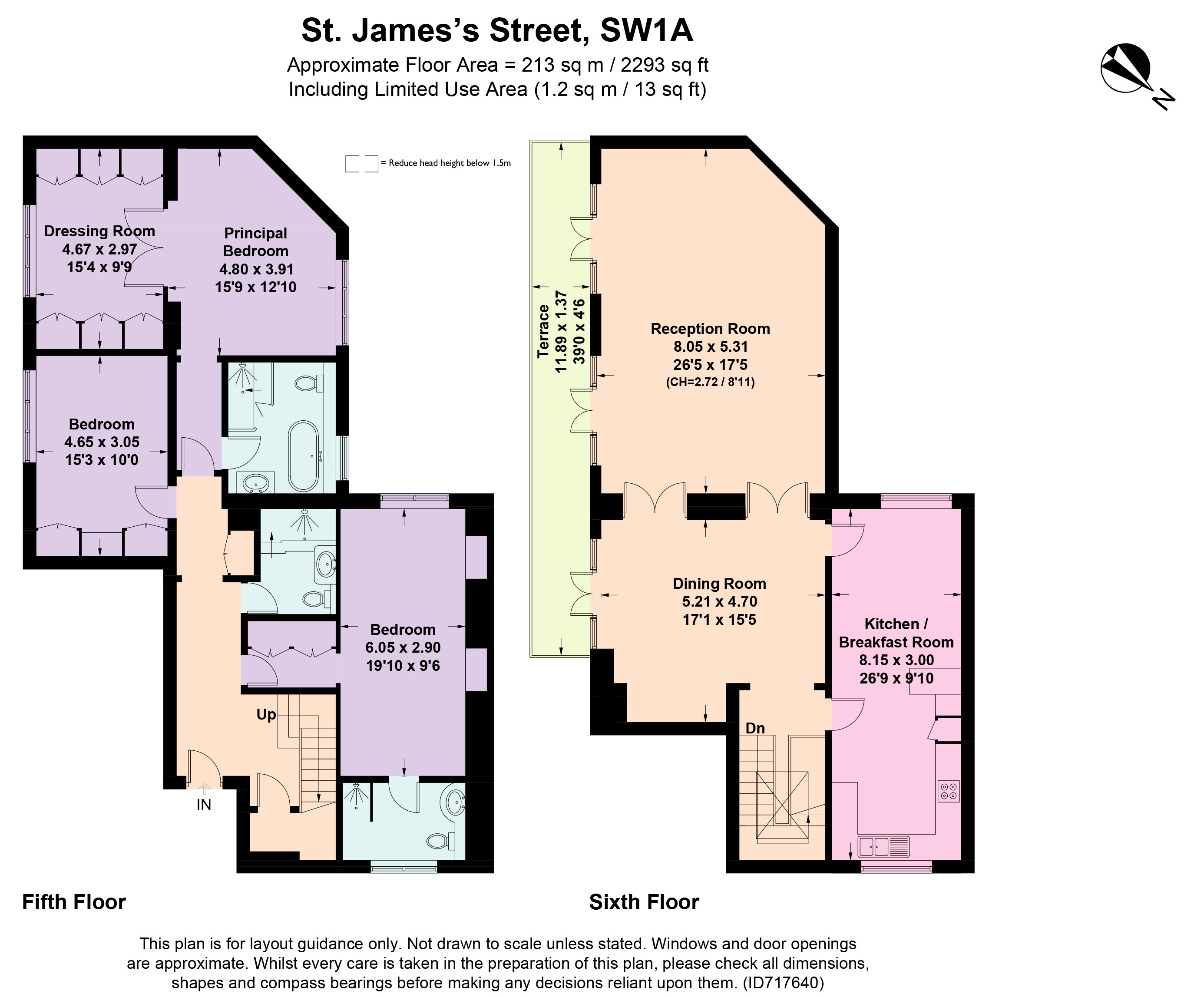 St James's Street, St James's, London SW1A, 3 bedroom flat for sale