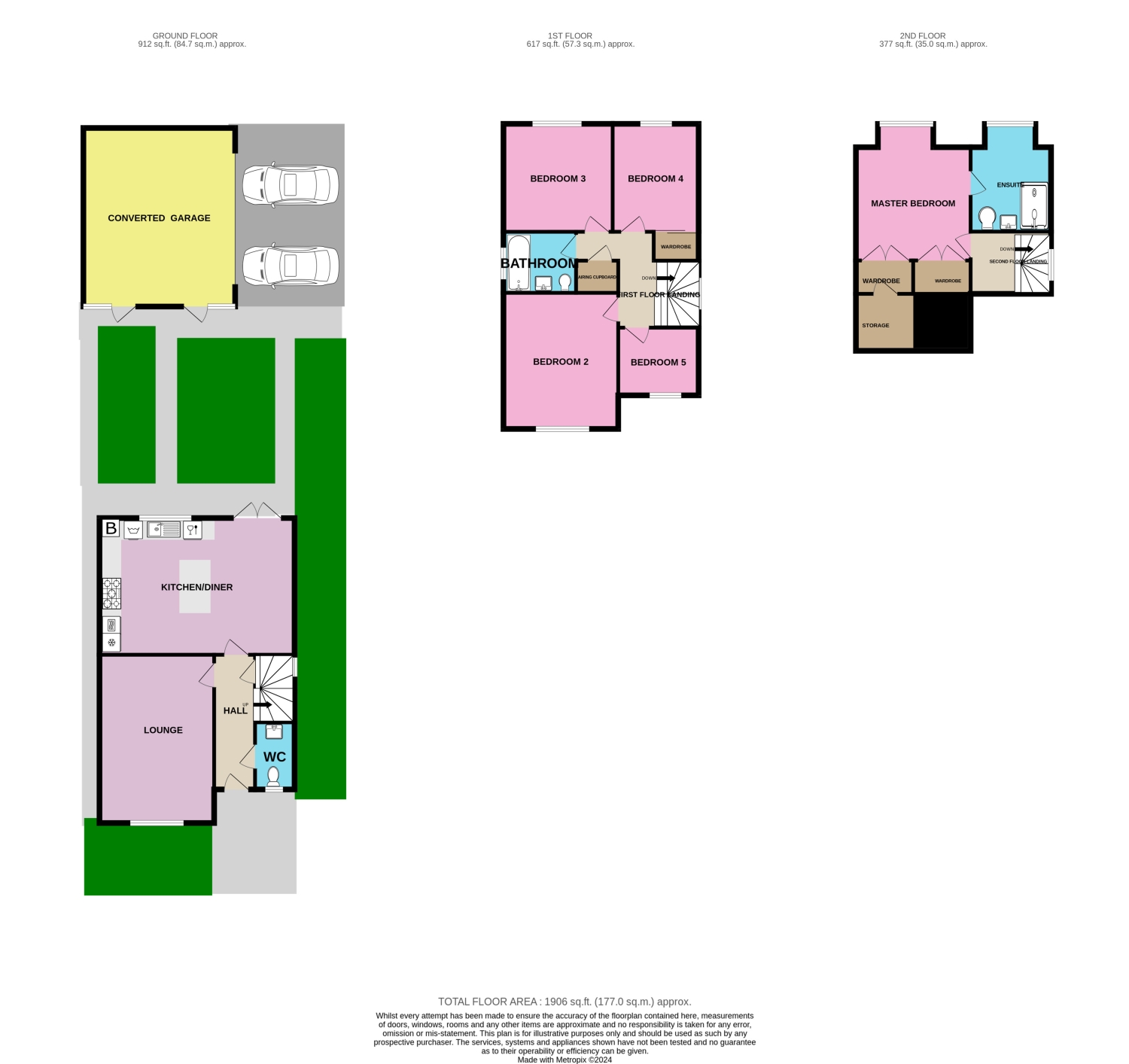 5 bed detached house for sale in Garden Close, Grantham NG31 68588042