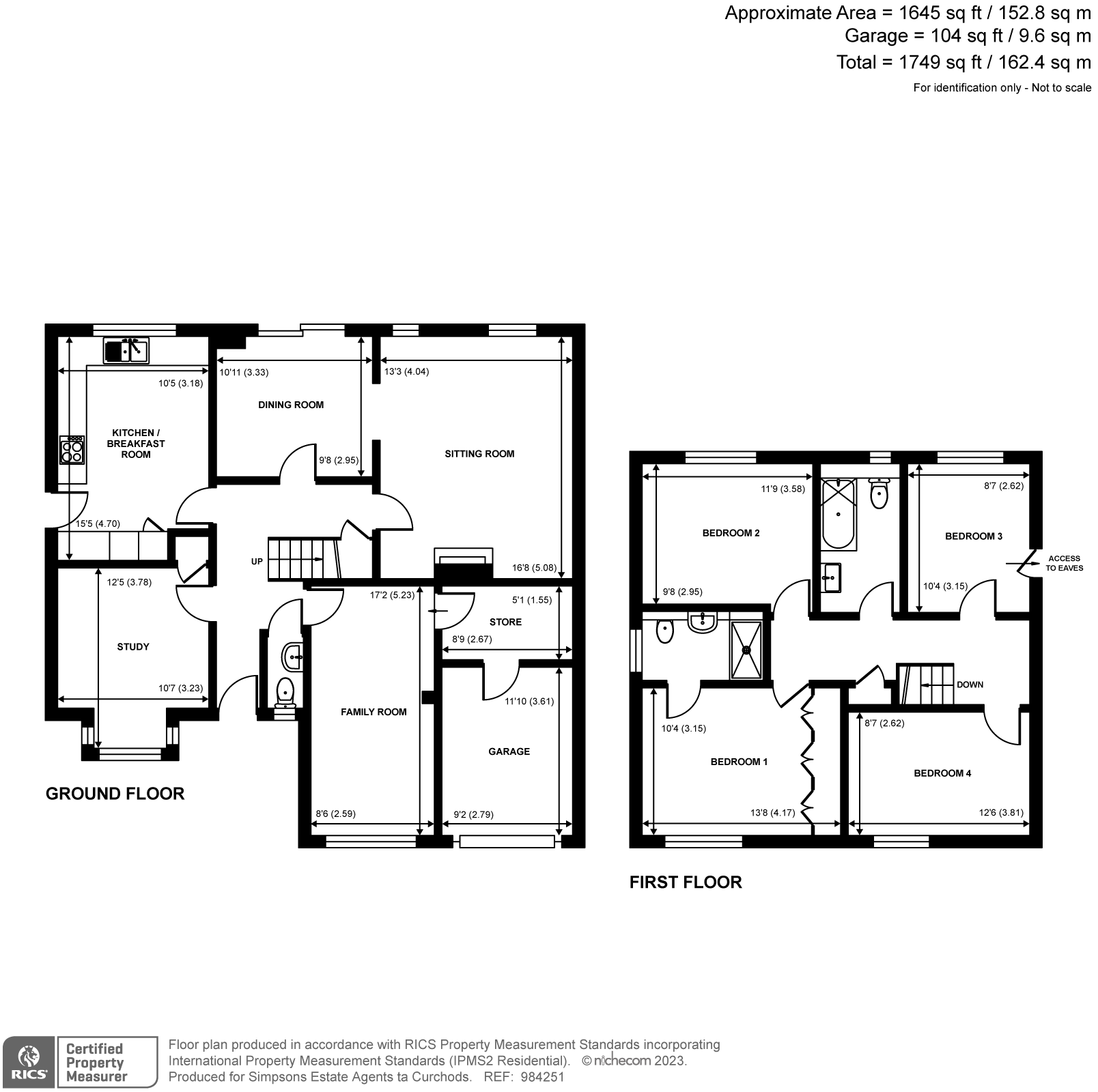Wilson Drive, Ottershaw KT16, 4 bedroom detached house for sale