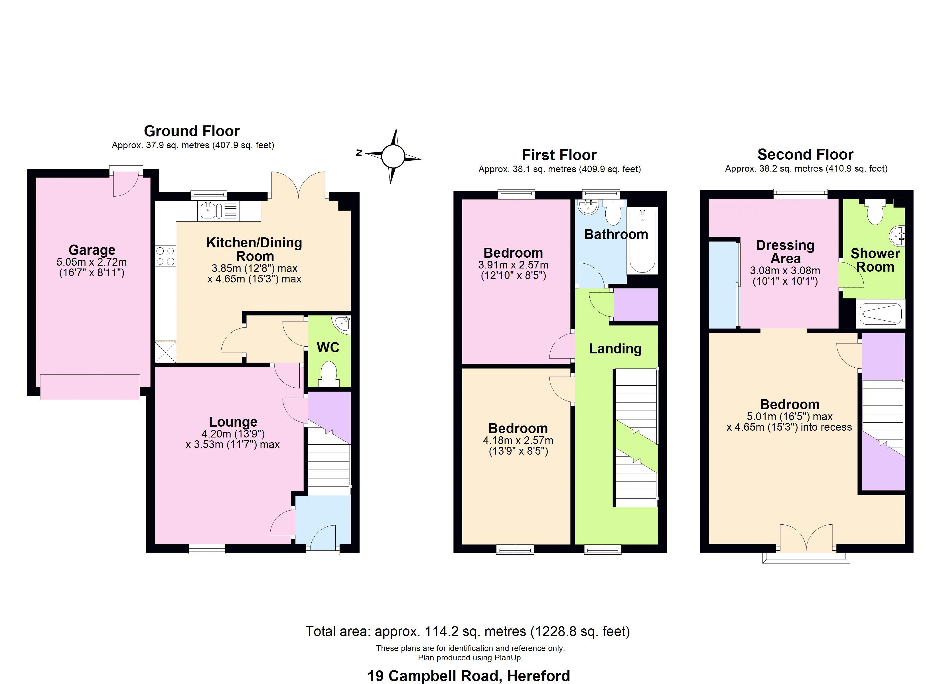 Campbell Road, Hereford HR1, 3 bedroom semidetached house for sale