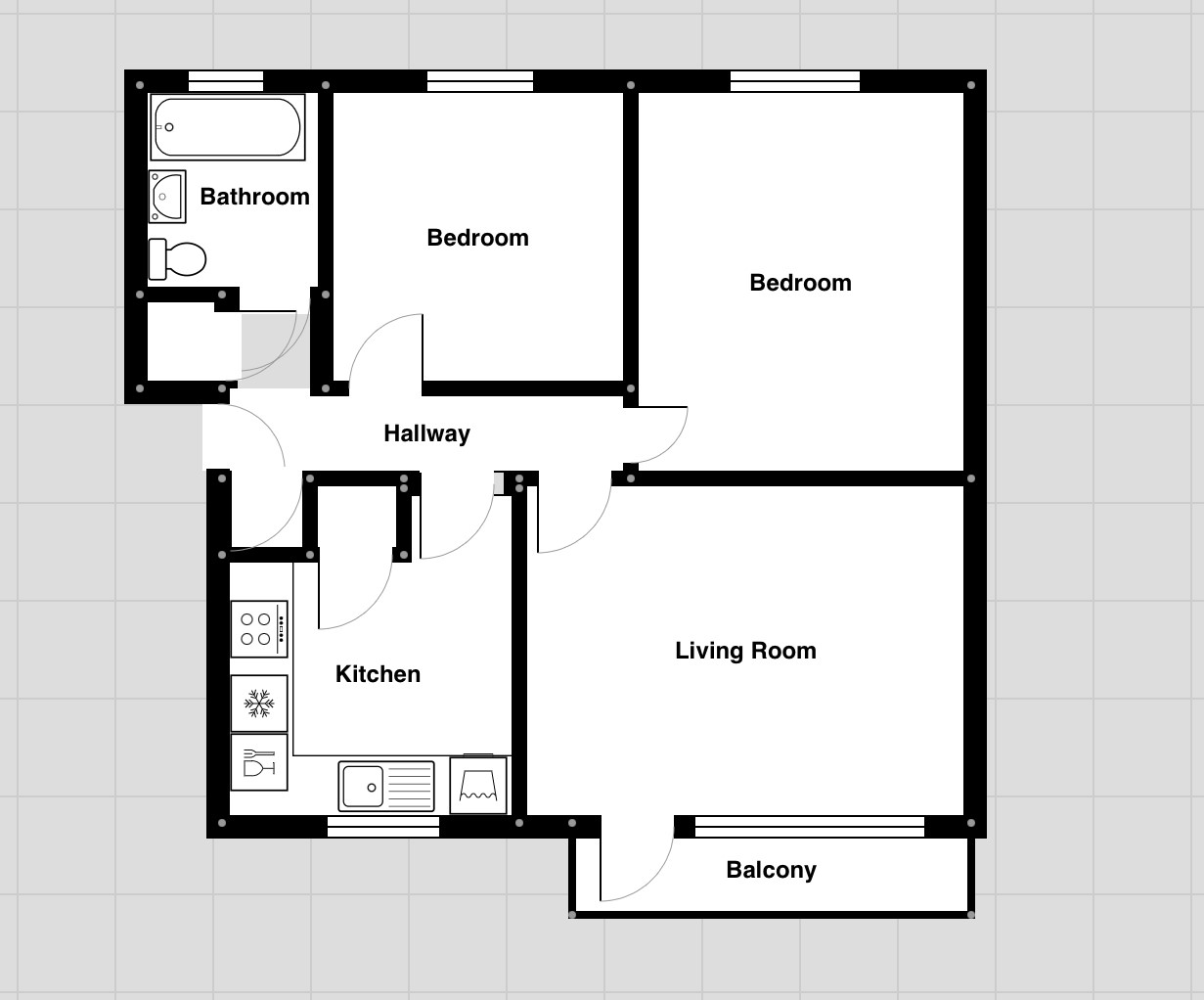 Badgers Court 27 The Avenue, Worcester Park KT4, 2 bedroom flat for