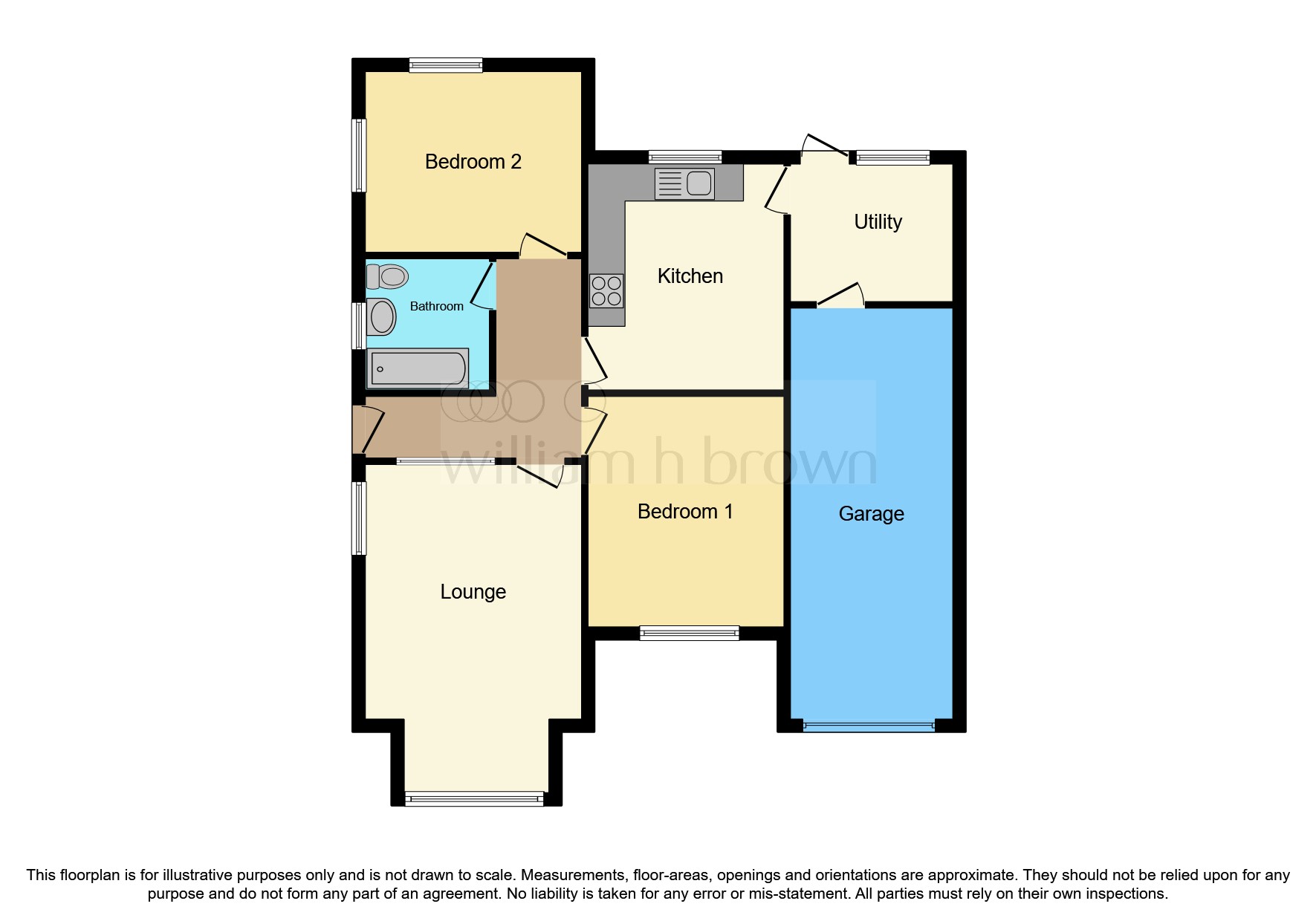 Canongate, Cottingham HU16, 2 bedroom semidetached bungalow for sale