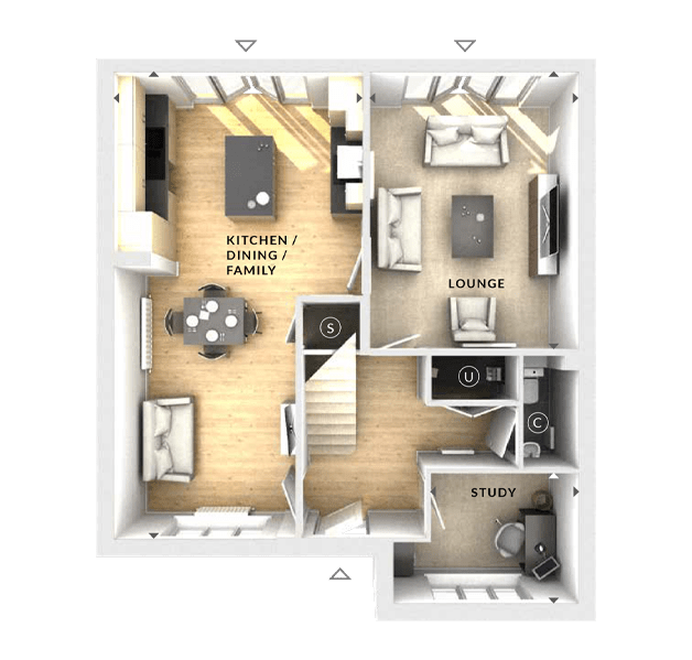 "The Verwood" at Bromyard Road, Ledbury HR8, 4 bedroom detached house