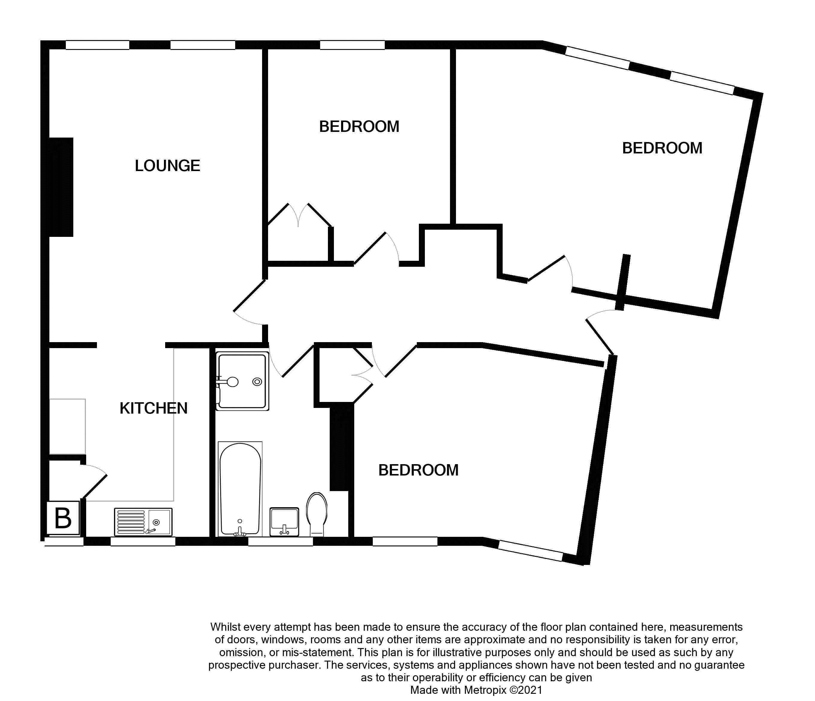 Hilltown Terrace, Dundee DD3, 3 bedroom flat for sale 58687607