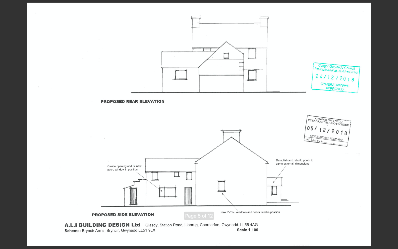 Property And Land Off A487, Bryncir, Garndolbenmaen LL51, 4 bedroom