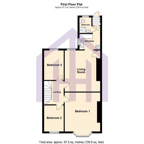 Woodbine Avenue, Wallsend NE28, 3 bedroom flat to rent 63473289 PrimeLocation
