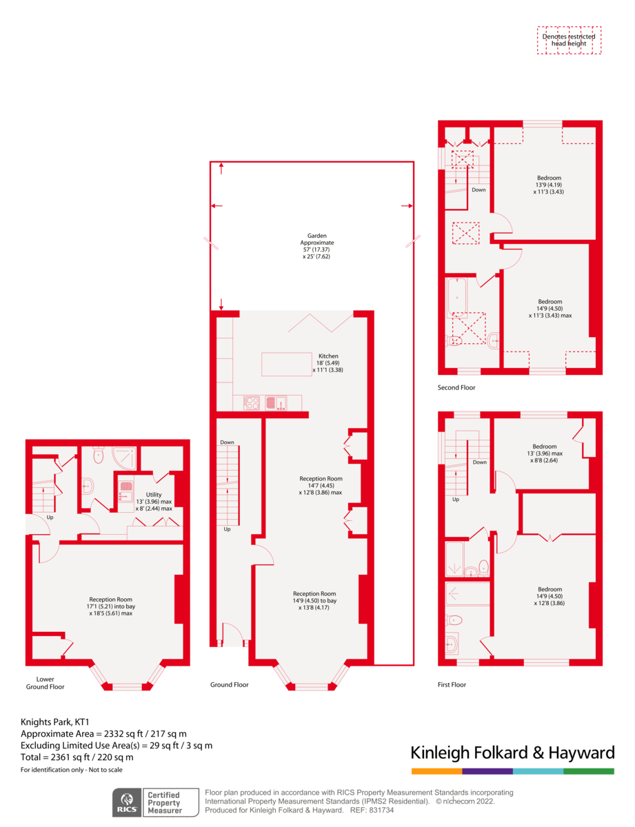 Knights Park, Kingston Upon Thames KT1, 5 bedroom flat to rent