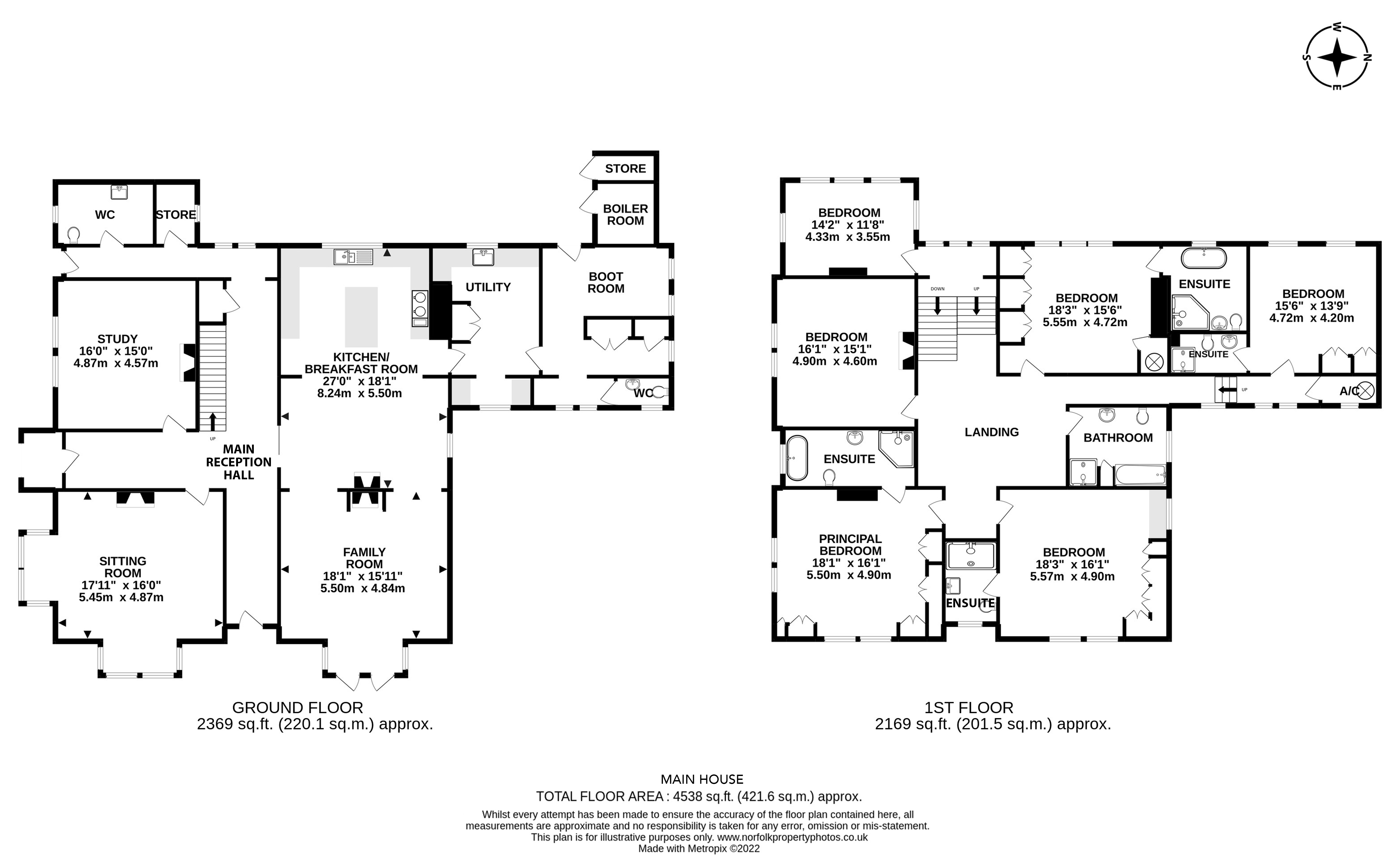 Church Street, Horsford, Norfolk NR10, 6 bedroom detached house for