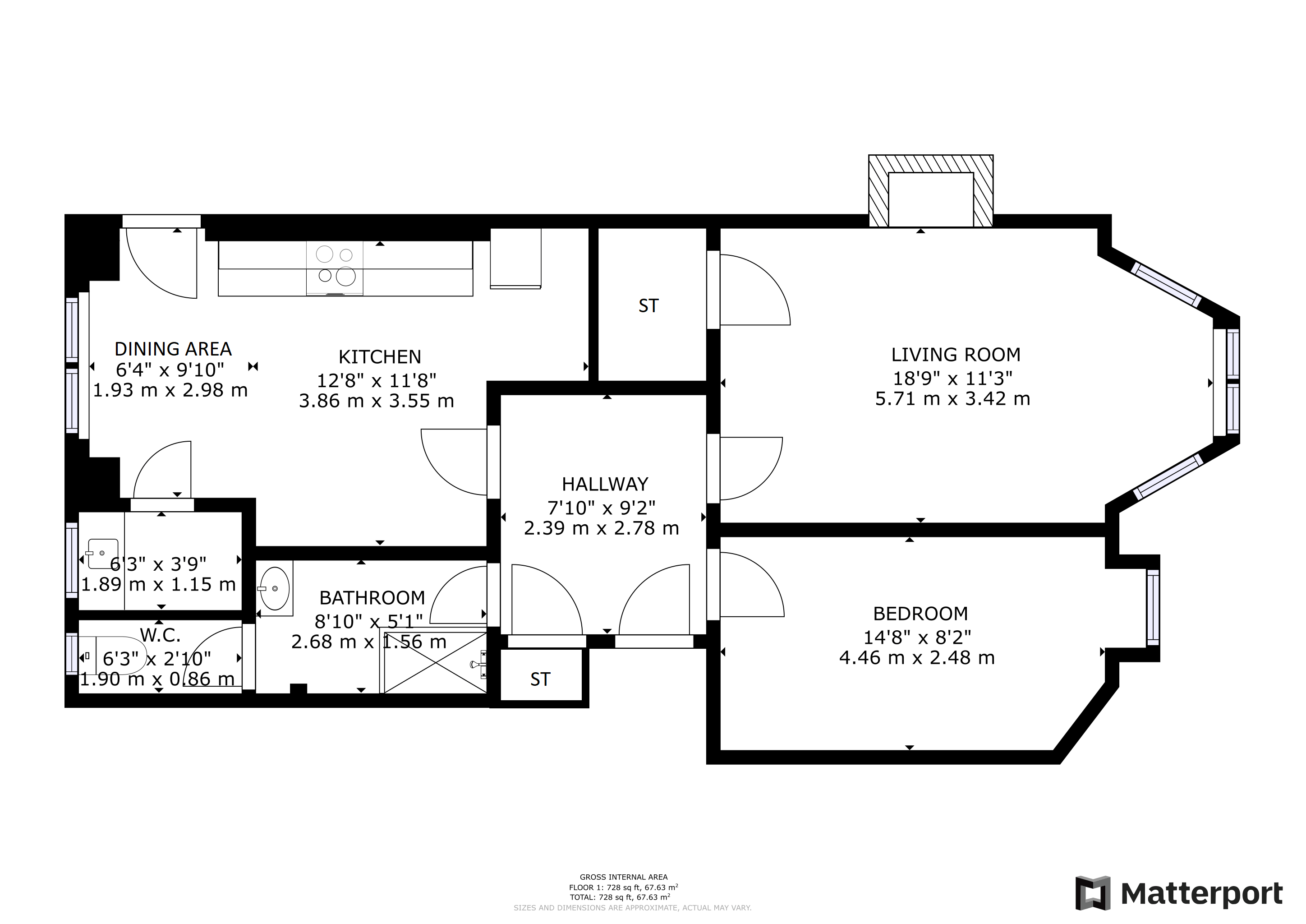 Strathyre Street, Shawlands, Glasgow G41, 1 bedroom flat for sale