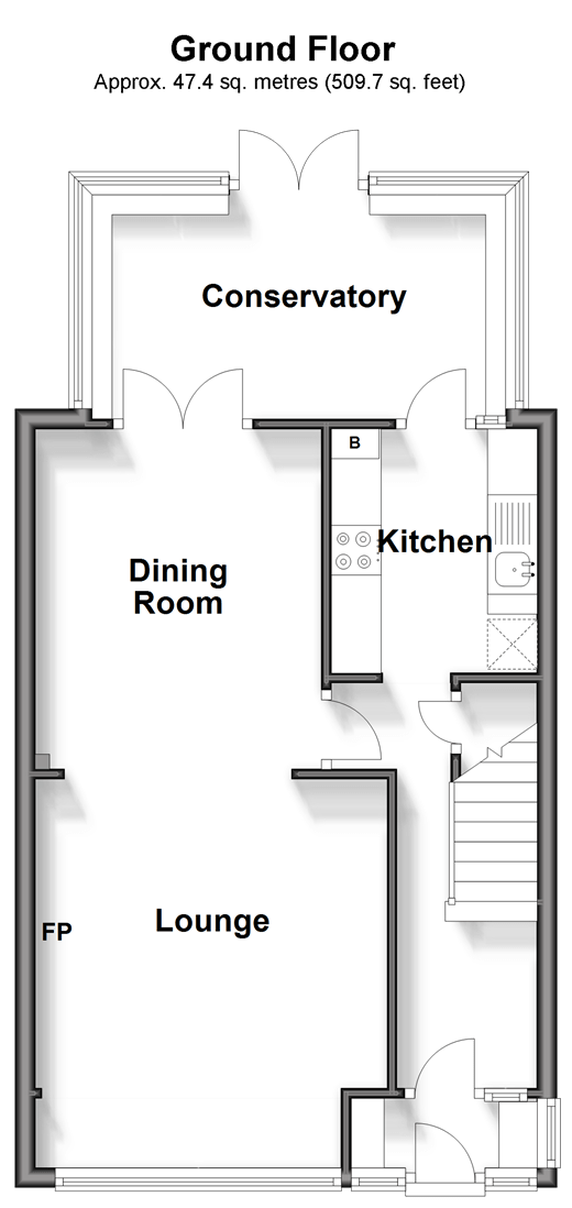 Castlemaine Avenue, Gillingham, Kent ME7, 4 bedroom terraced house for