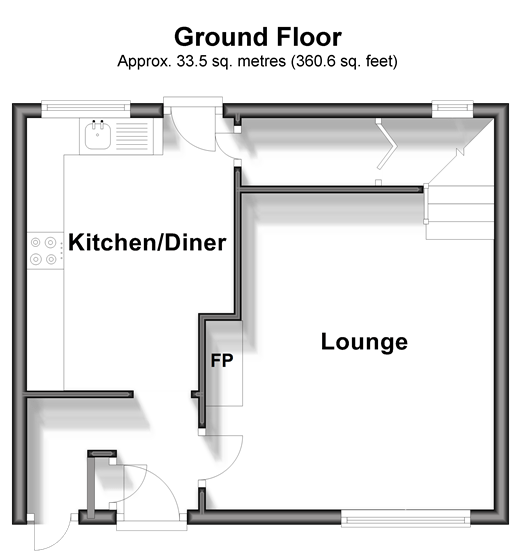 The Tideway, Rochester, Kent ME1, 2 bedroom semidetached house for