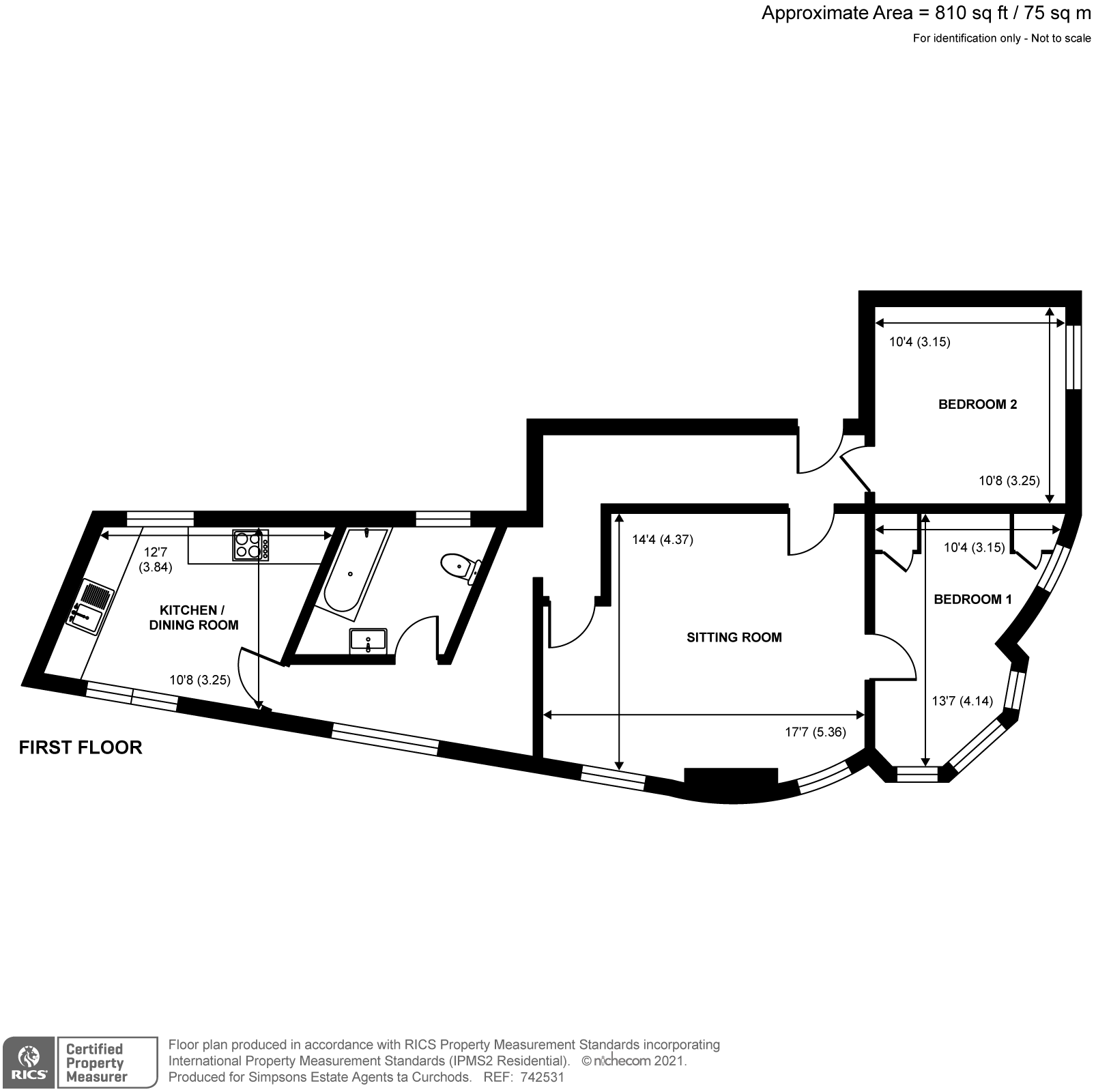 Broad Street, Teddington TW11, 2 bedroom flat for sale 59113455