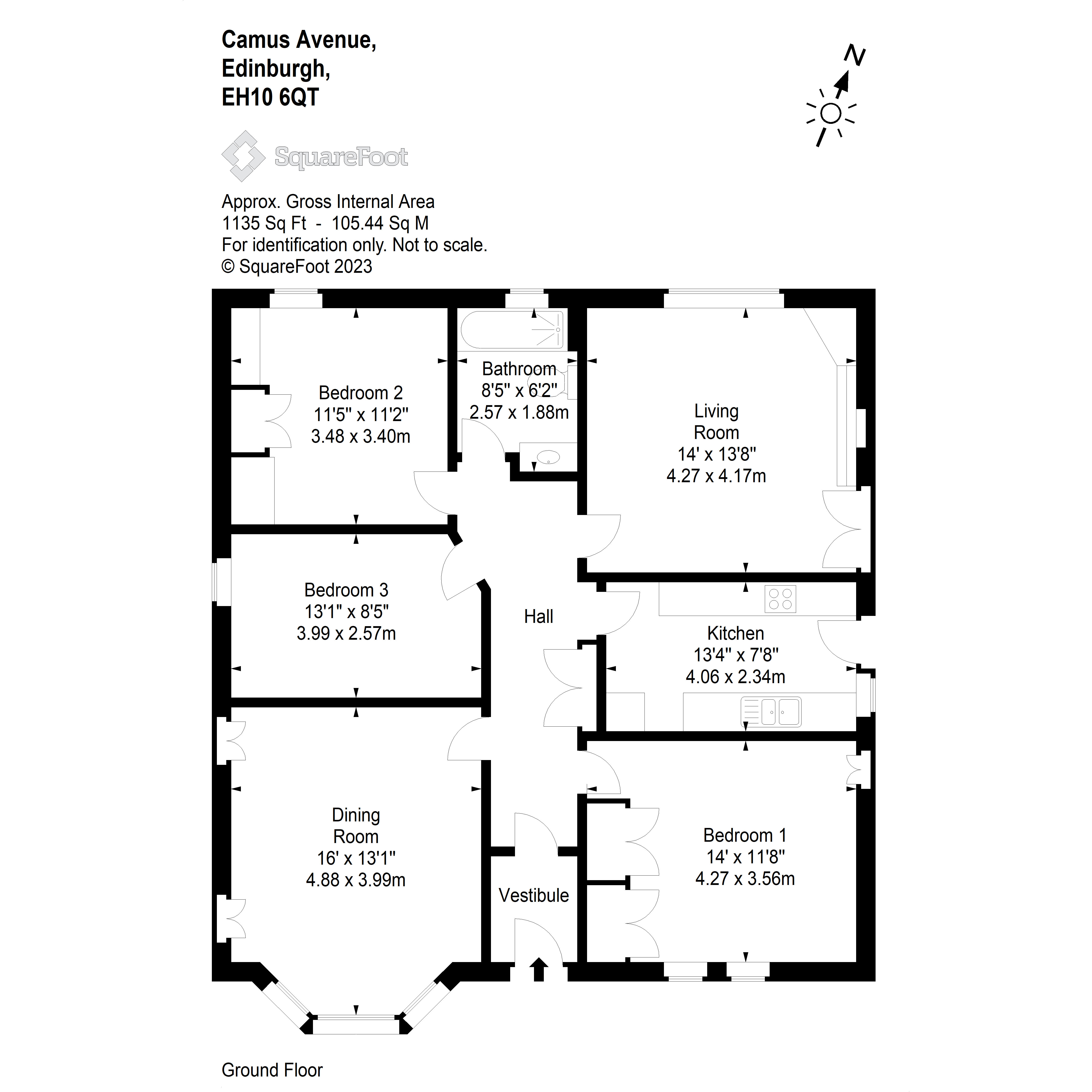 Free property report 16 Camus Avenue, Caiystane, Edinburgh, EH10 6QT