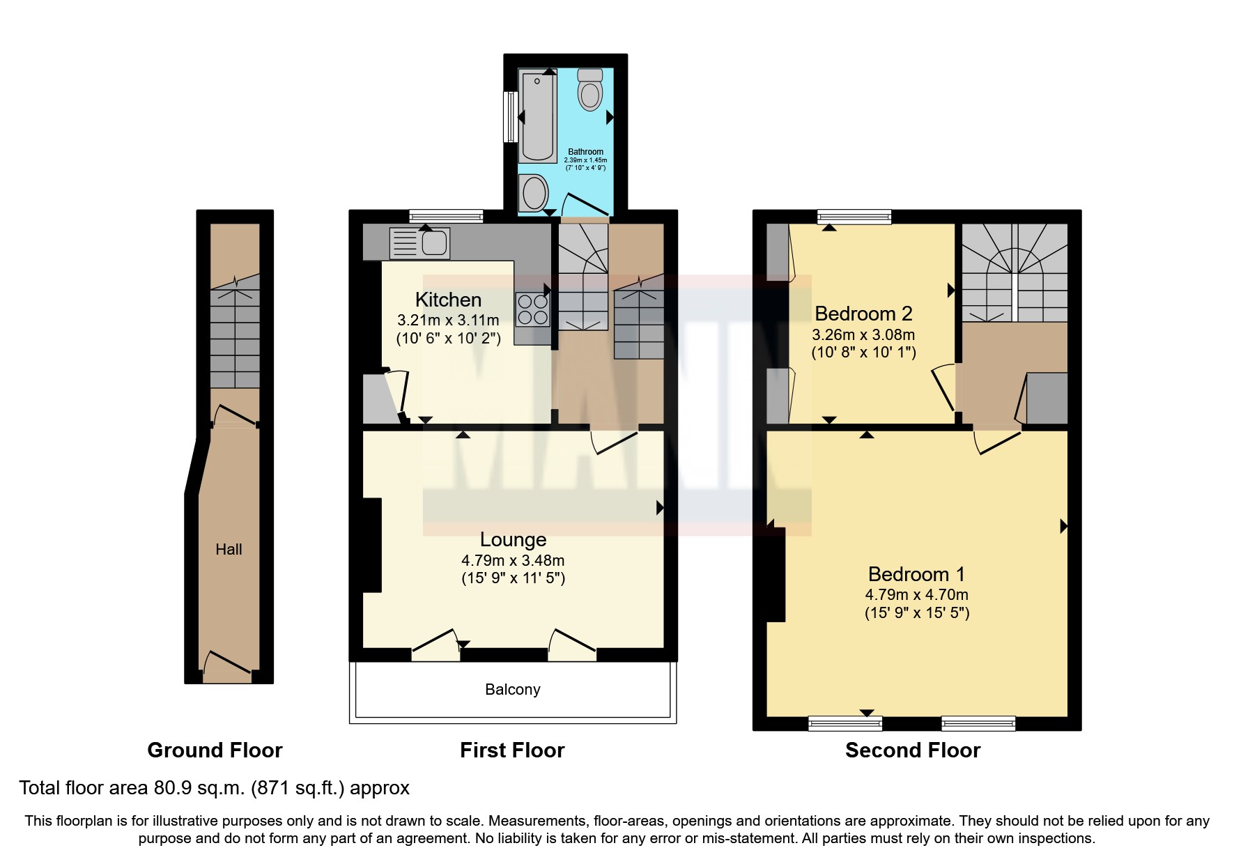La Belle Alliance Square, Ramsgate, Kent CT11, 2 bedroom for