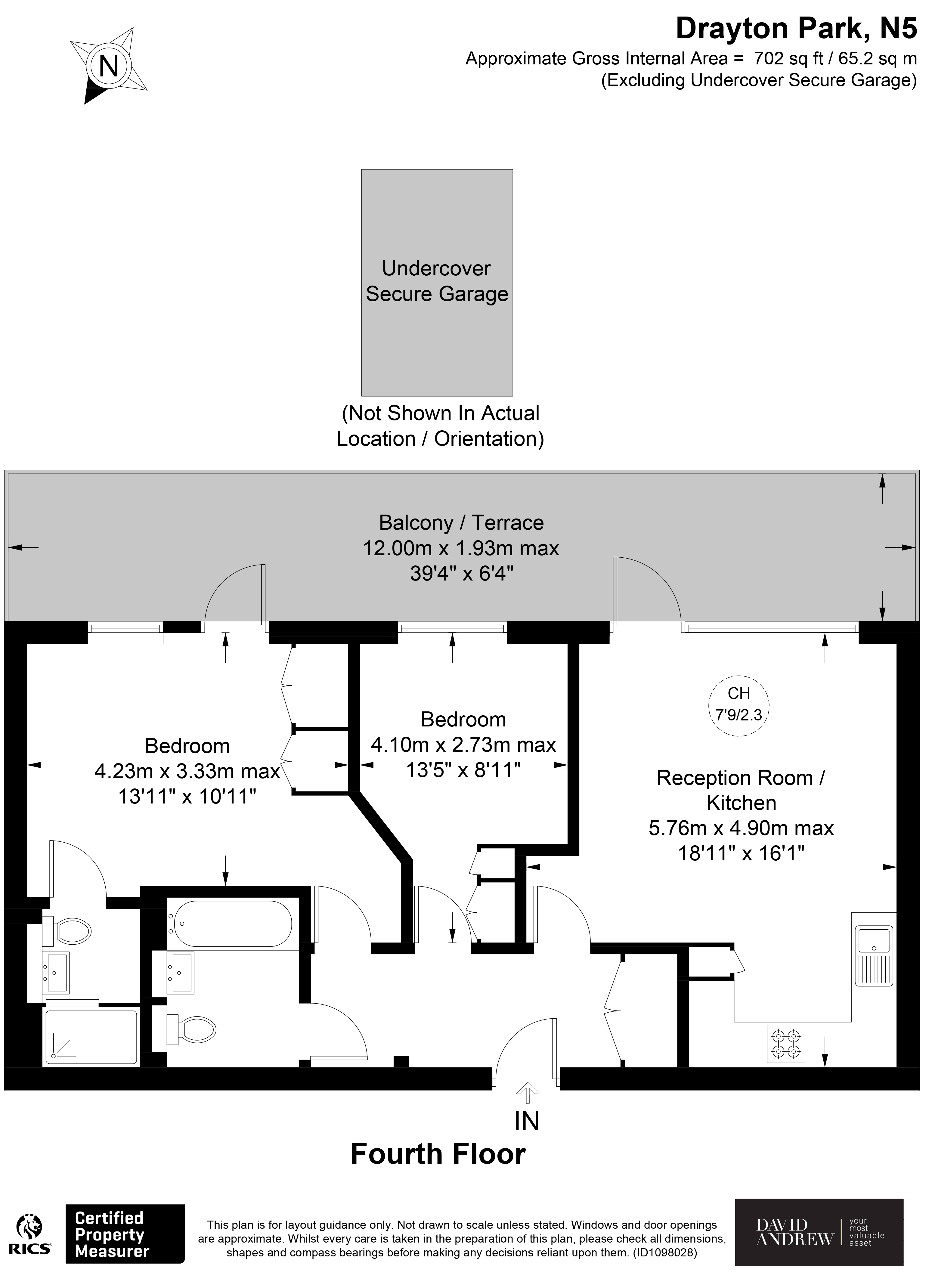 Drayton Park, London N5, 2 bedroom flat for sale 67713808 PrimeLocation