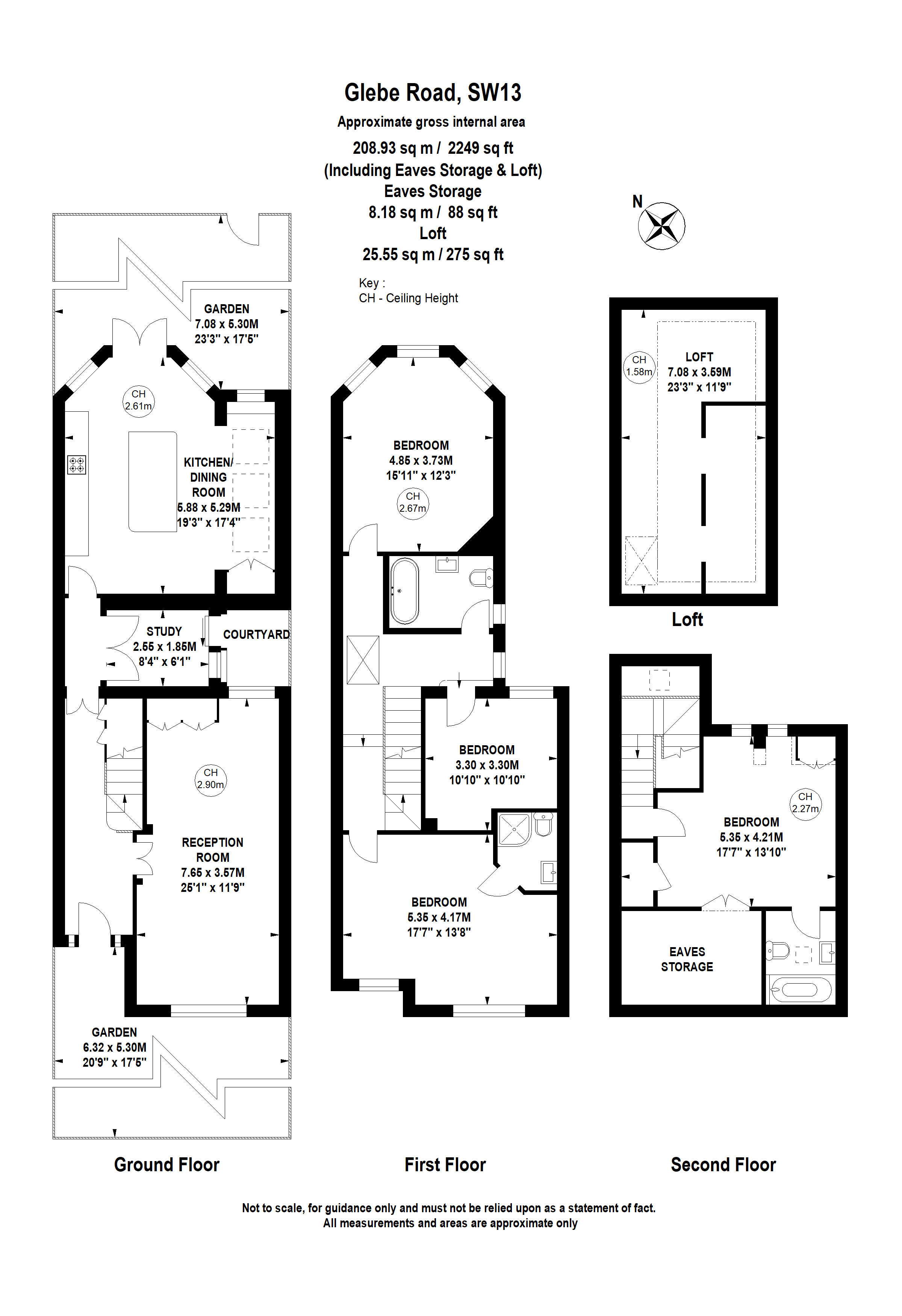 Glebe Road, Barnes SW13, 4 bedroom terraced house for sale 67127440