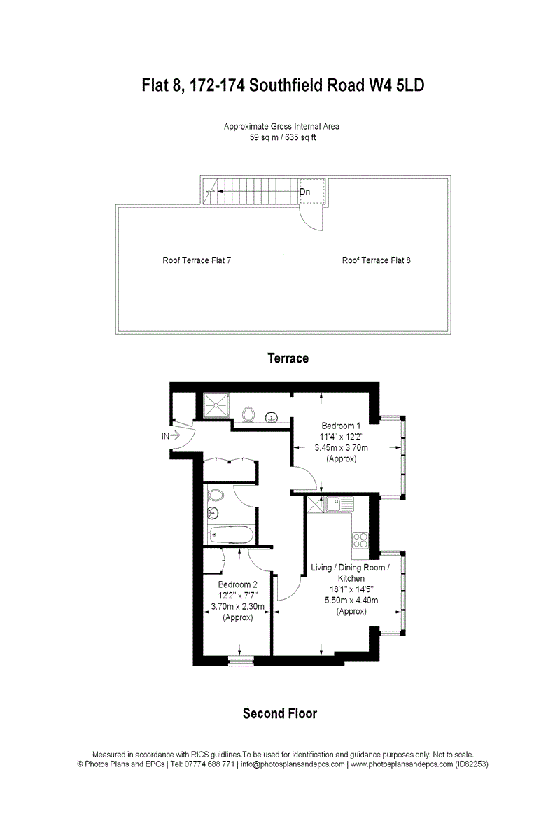 Southfield Road, Chiswick, London W4, 2 bedroom flat to rent 65964799