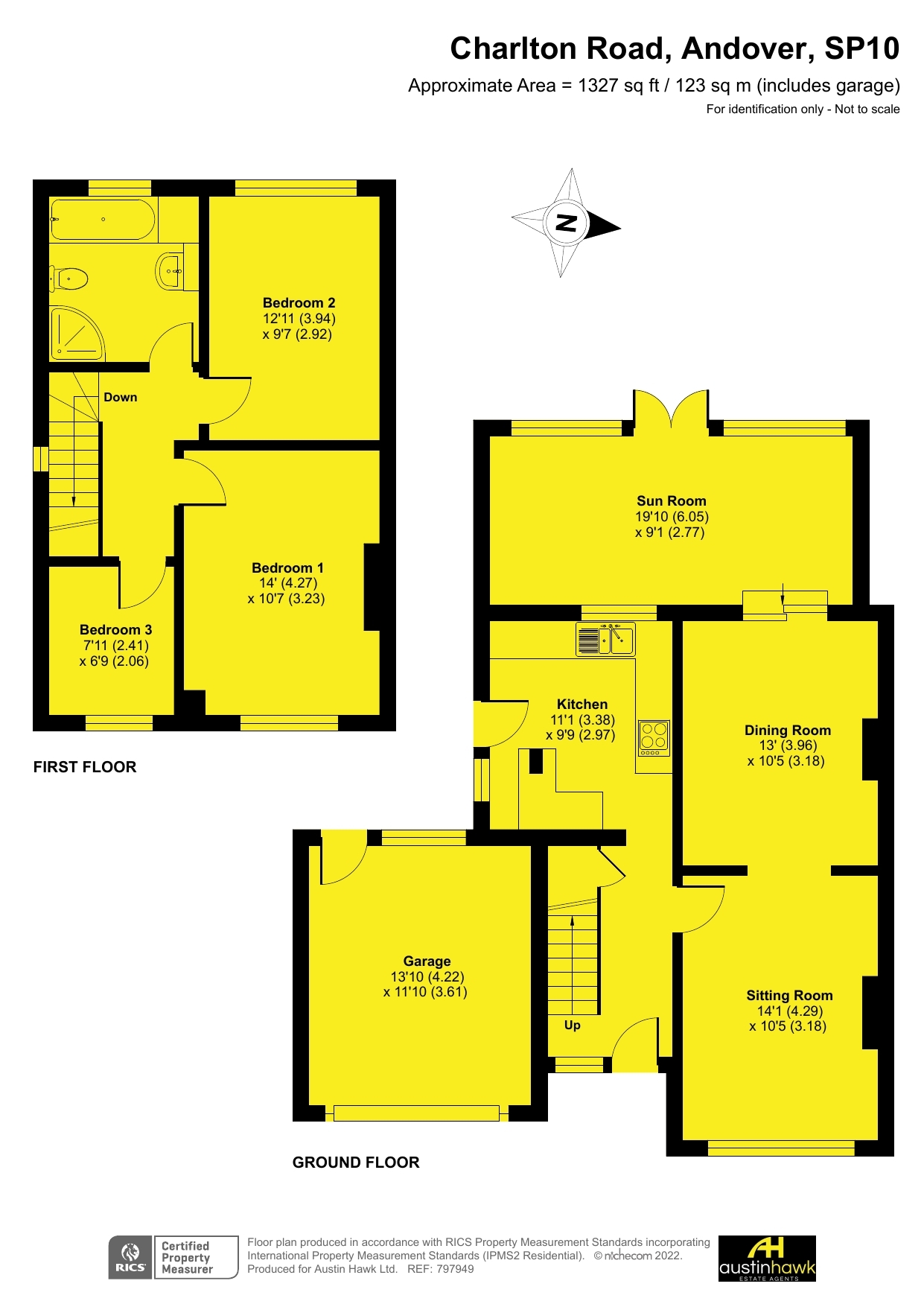 Charlton Road, Andover SP10, 3 bedroom semidetached house for sale