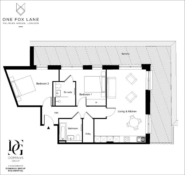 Otium House, Fox Lane, Palmers Green, London N13, 2 bedroom flat for sale 64071727 PrimeLocation