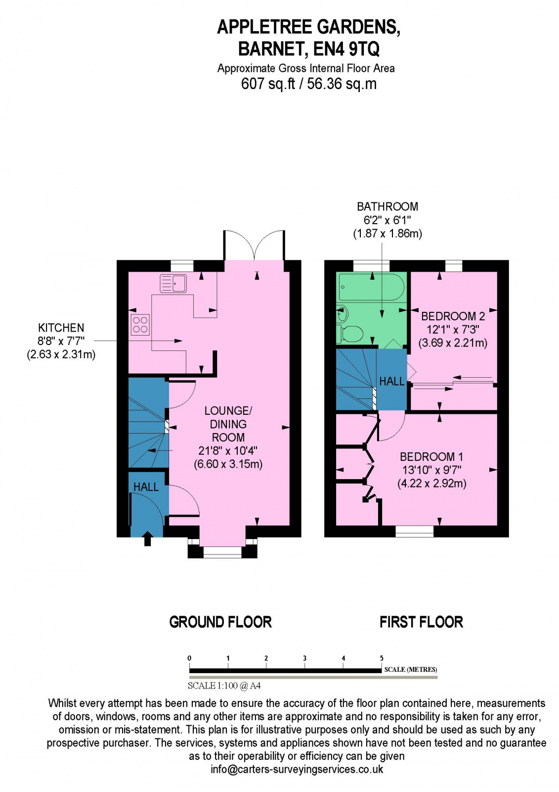 Appletree Gardens, Cockfosters, EN4, 2 bedroom semidetached house for sale 66610685