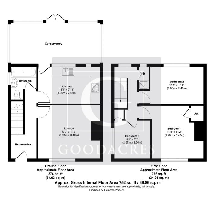 Dents Road, Bedford MK42, 3 bedroom semidetached house for sale