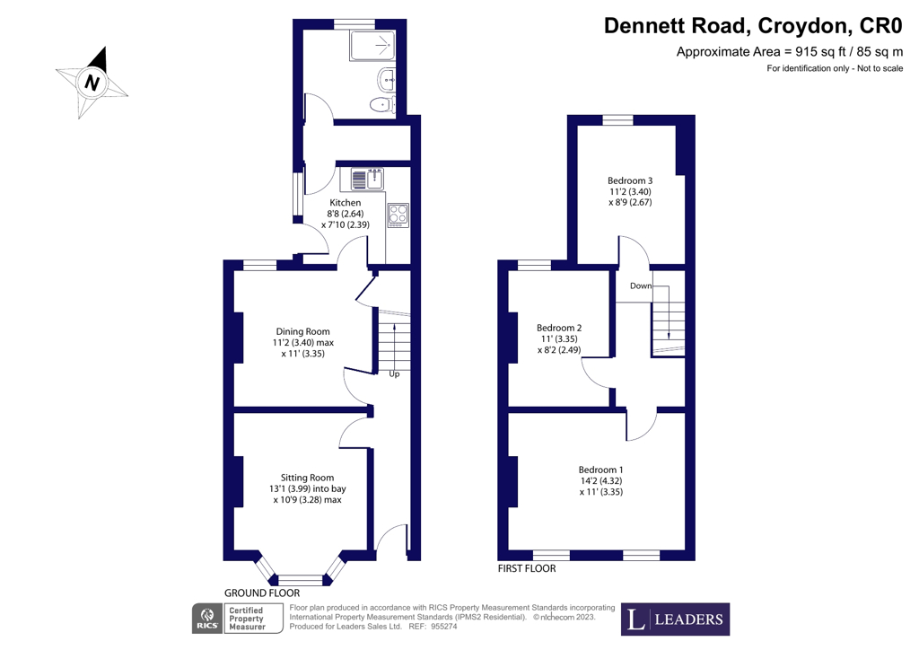 Road, Croydon, Surrey CR0, 3 bedroom terraced house for sale