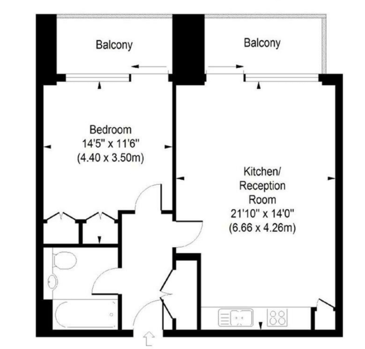 Victoria House, 38 Surrey Quays Road, Canada Water, London SE16, 1 bedroom flat to rent