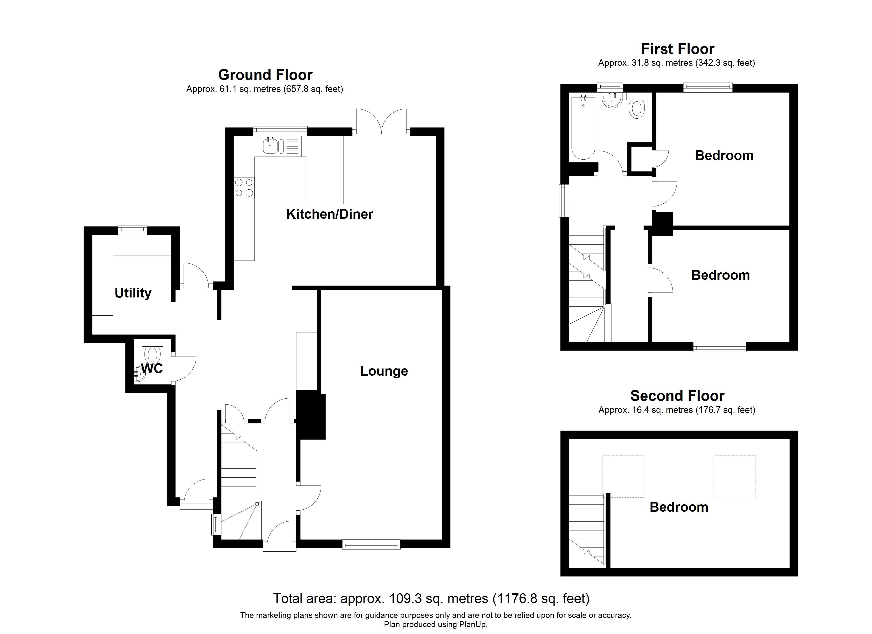 Queensway, Potterhanworth, Lincoln LN4, 3 bedroom semidetached house