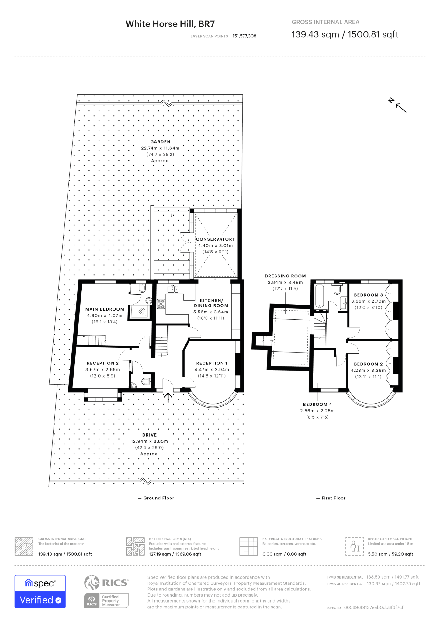 White Horse Hill, Chislehurst, Kent BR7, 4 bedroom semidetached house for sale 61672556