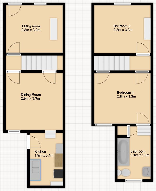 Essex Road, Halling, Rochester ME2, 2 bedroom end terrace house for