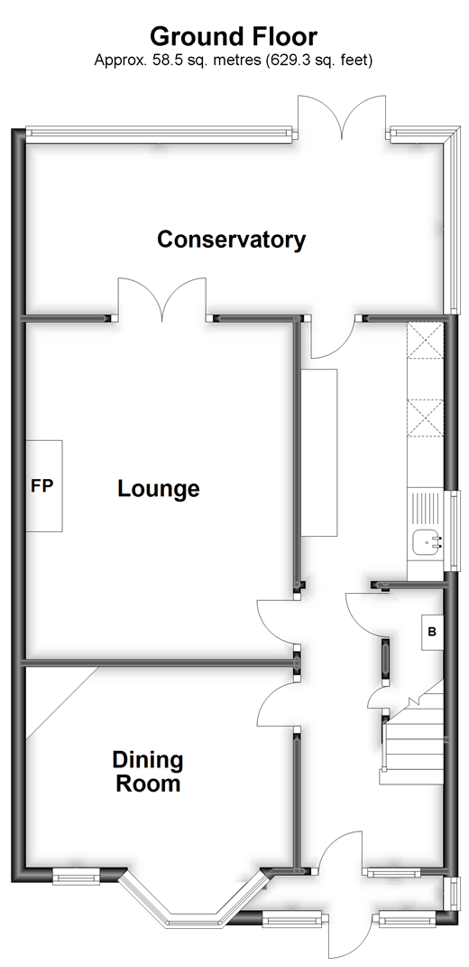 Iron Mill Lane, Crayford, Kent DA1, 3 bedroom semidetached house for