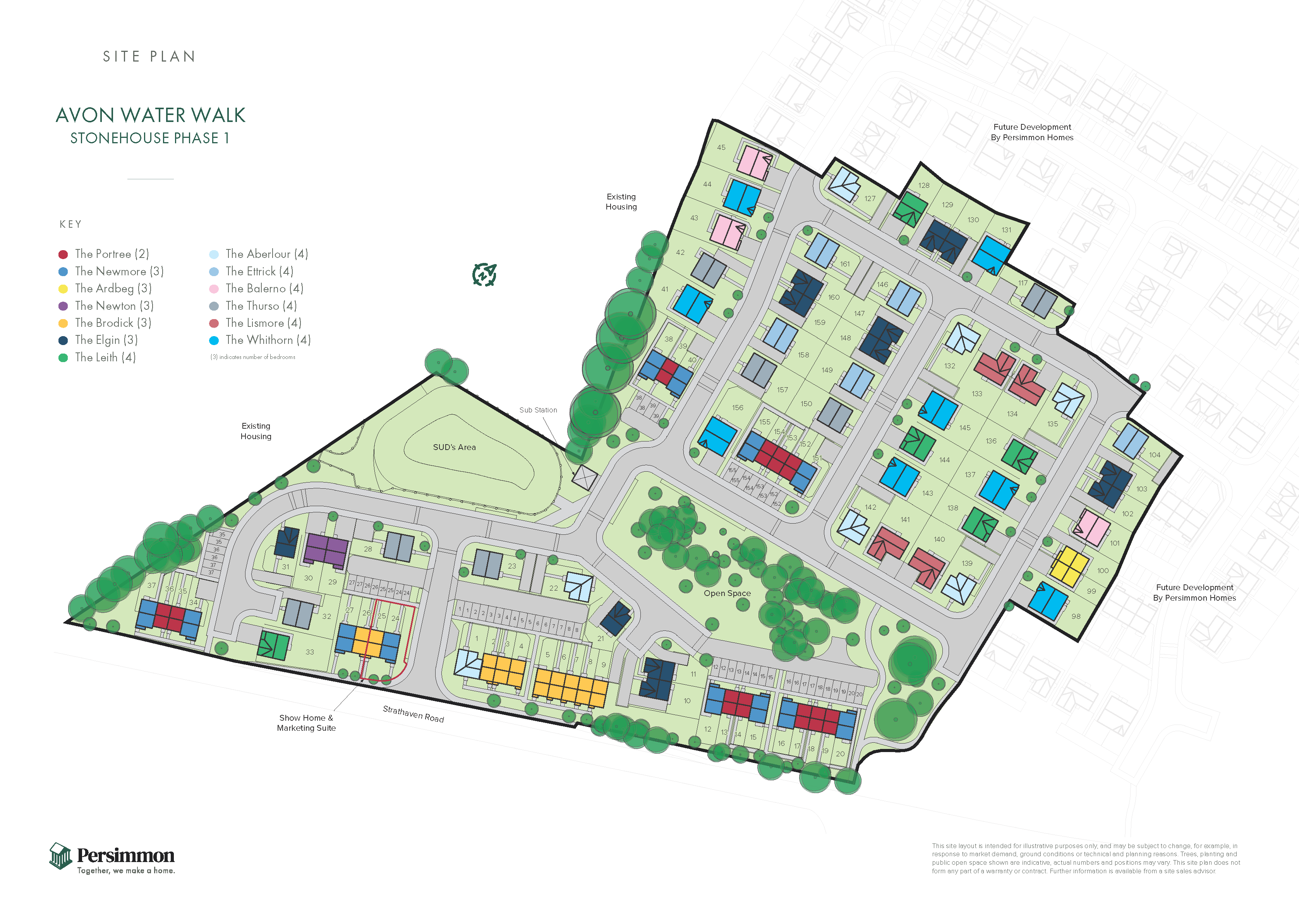"The Ettrick" at Newfield Gardens, Stonehouse, Larkhall ML9, 4 bedroom