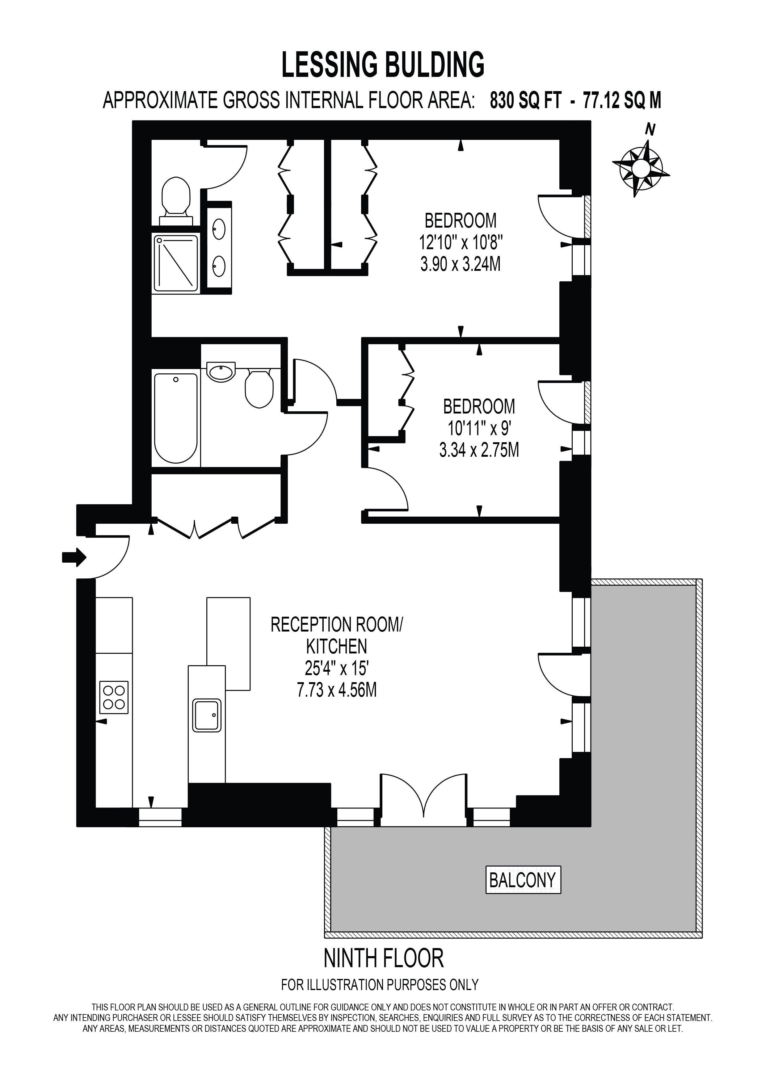 West Hampstead Square, London NW6, 2 bedroom flat for sale 41305154 PrimeLocation