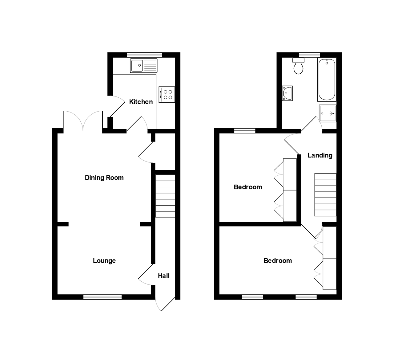 Alma Street, Brynmawr, Blaenau Gwent NP23, 2 bedroom end terrace house