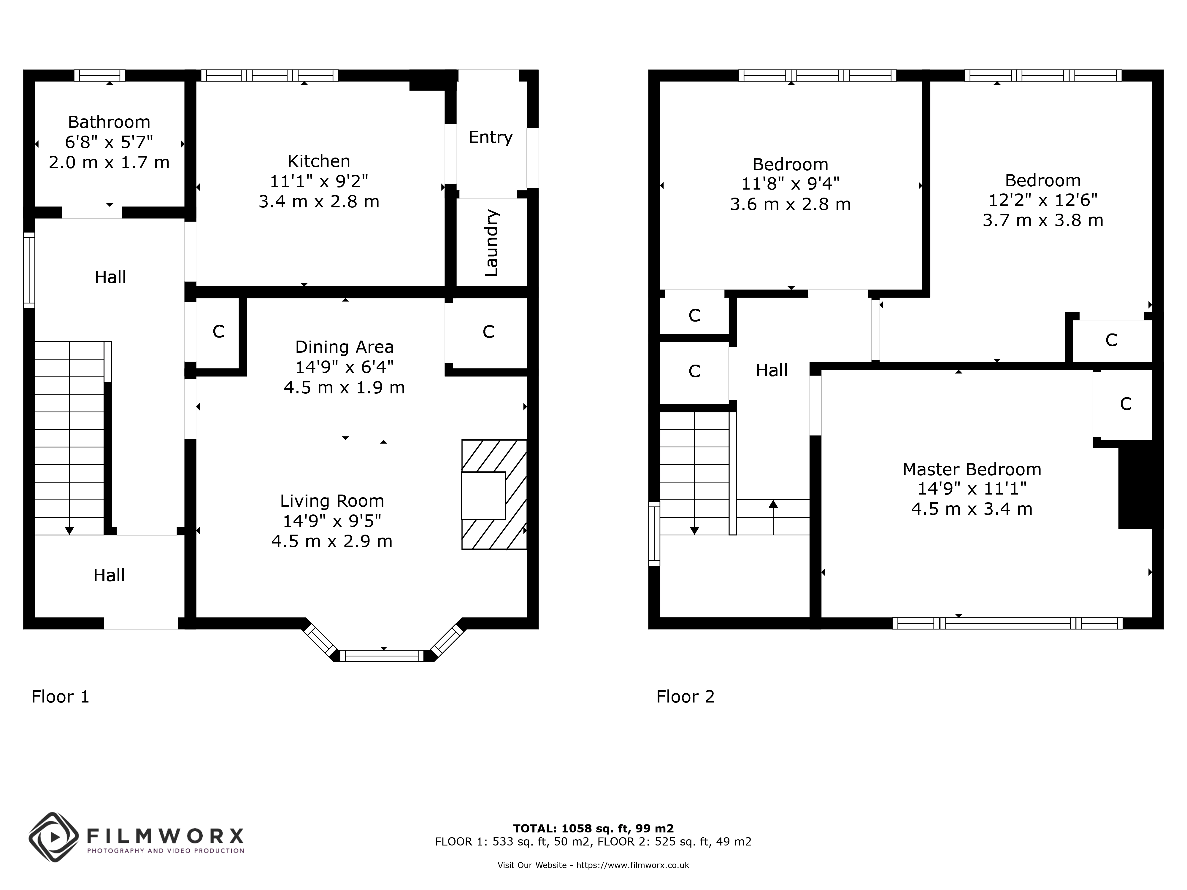 Swan Crescent, Gorebridge, Midlothian EH23, 2 bedroom semidetached