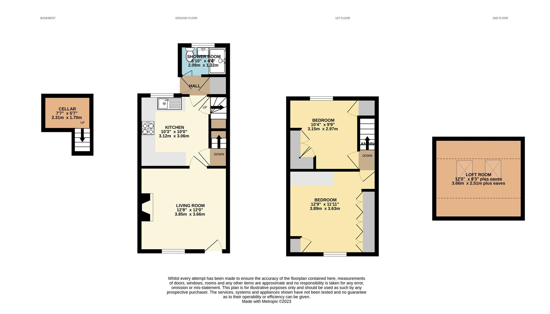 2 bed terraced house for sale in Low Leighton Road, New Mills, High