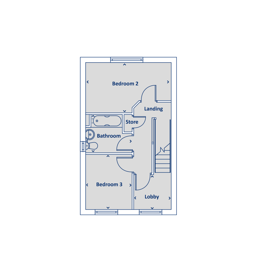 "The Bamburgh" at St. Helens Boulevard, Barnsley S71, 3 bedroom