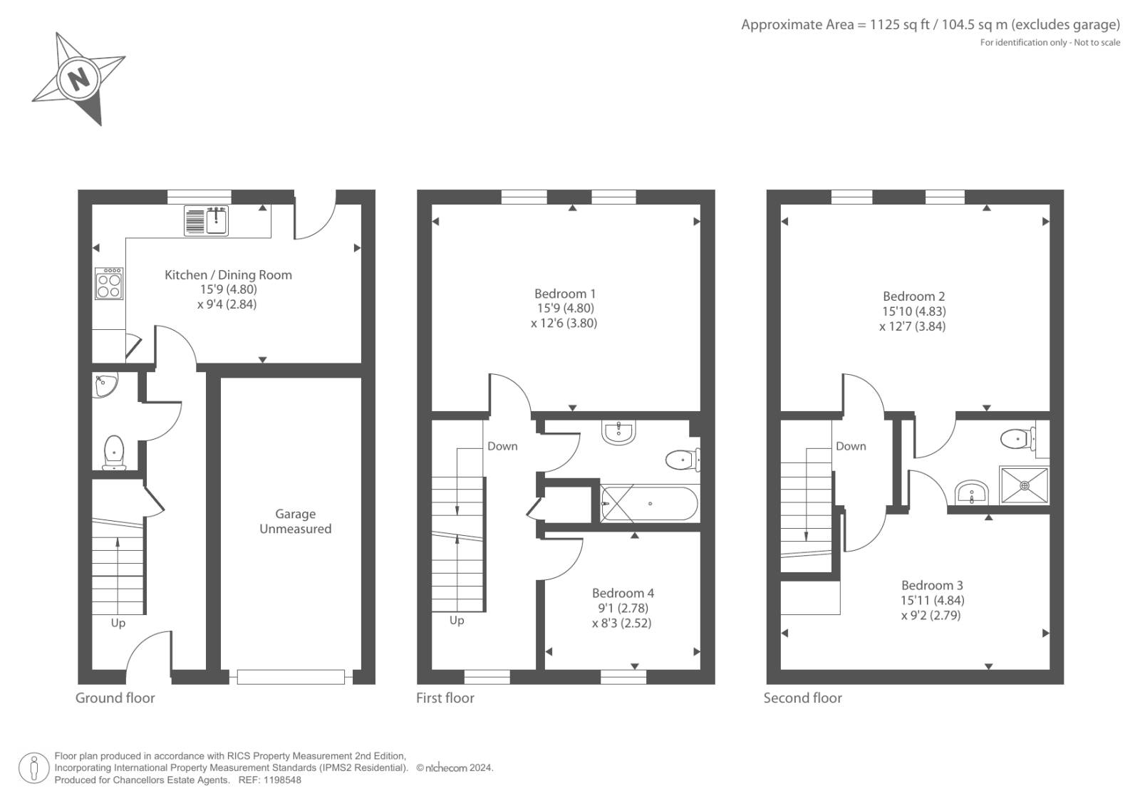 Haydon End, Swindon, Wiltshire SN25, 3 bedroom town house for sale