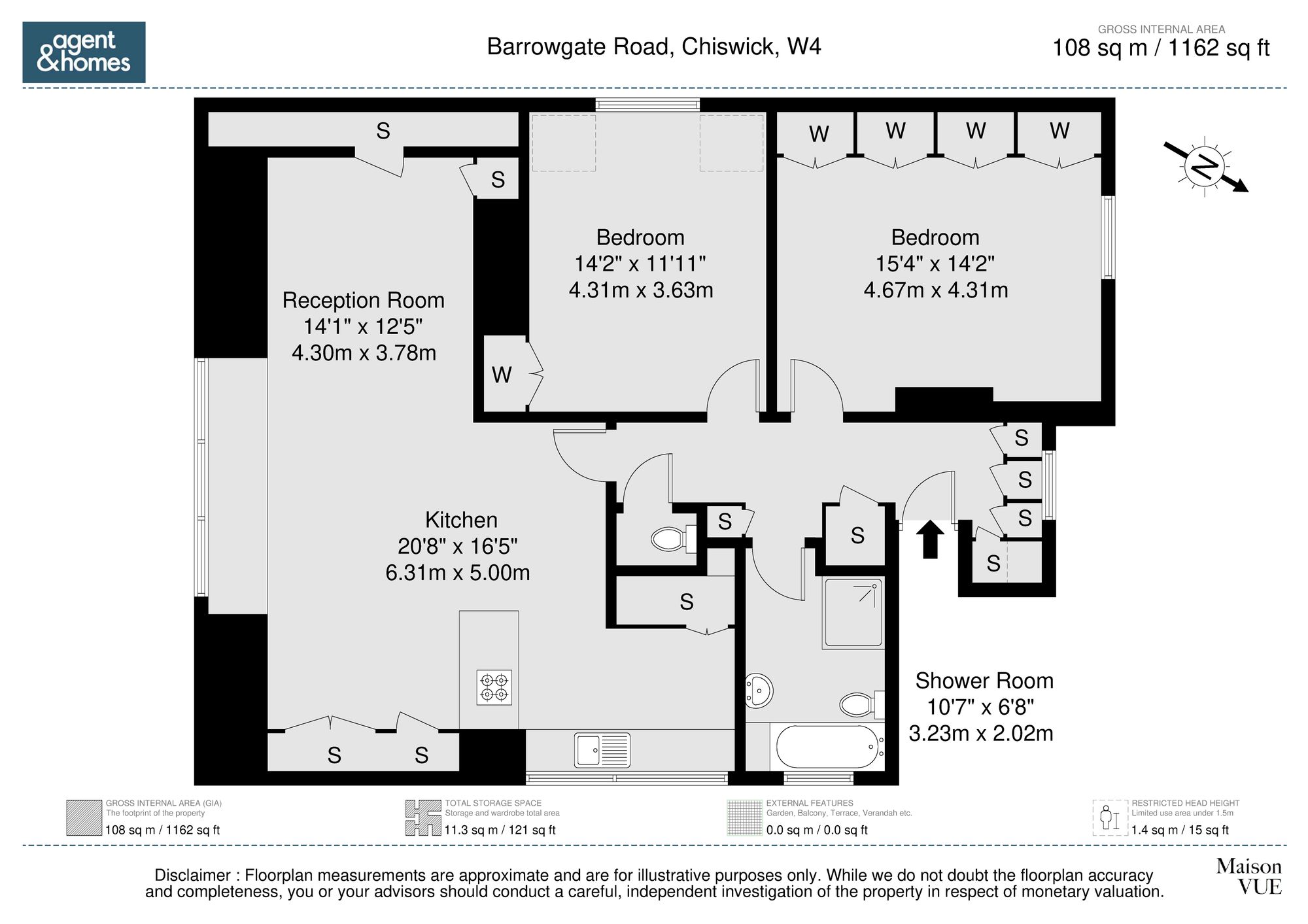 2 bed flat to rent in Barrowgate Road, London W4 68673020 Zoopla