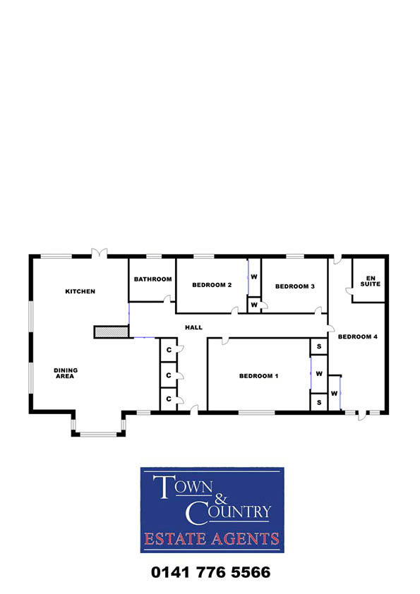 Main Street, Chryston, Glasgow G69, 4 bedroom detached bungalow for