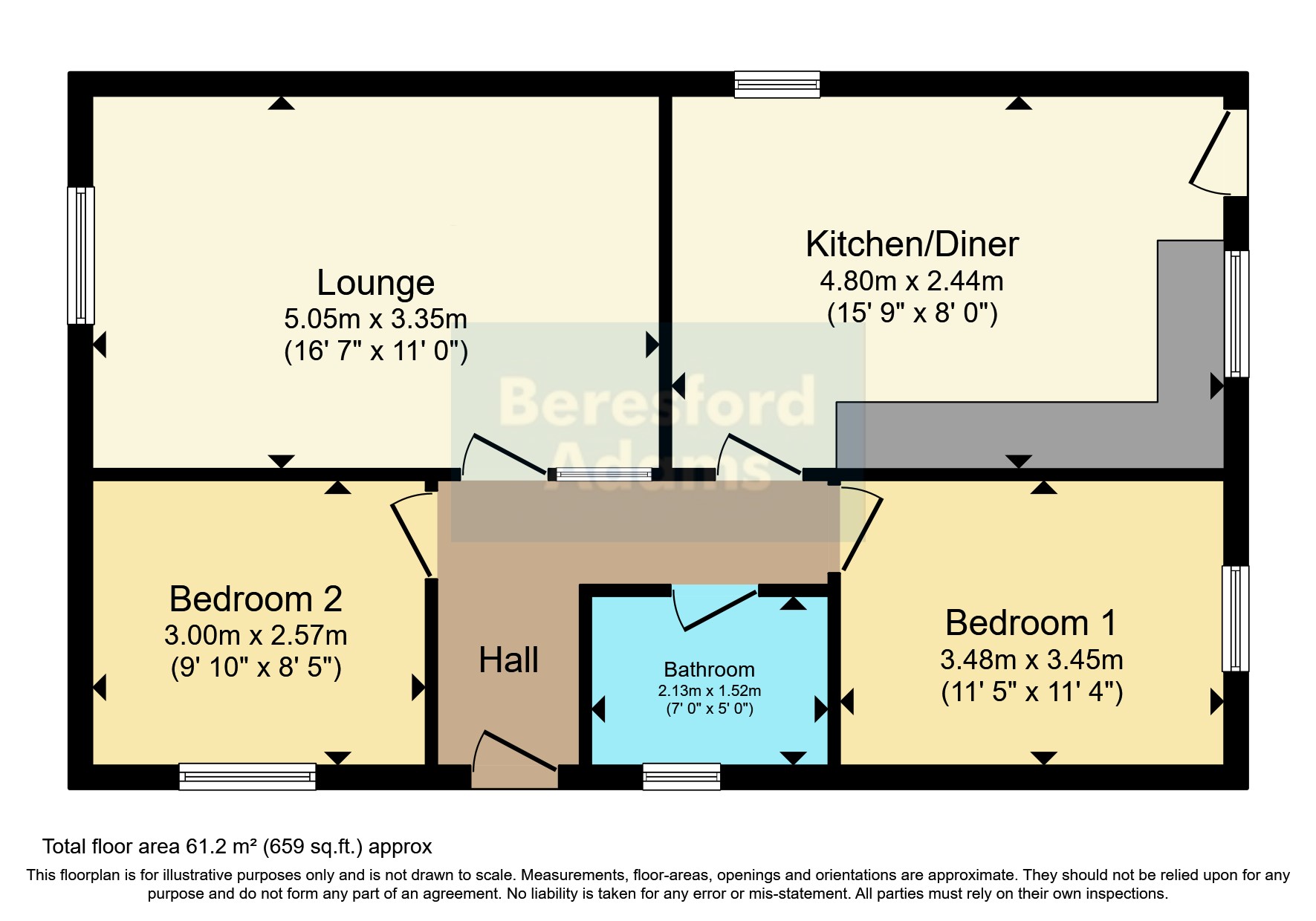 Ashly Court, St. Asaph, Denbighshire LL17, 2 bedroom bungalow for sale