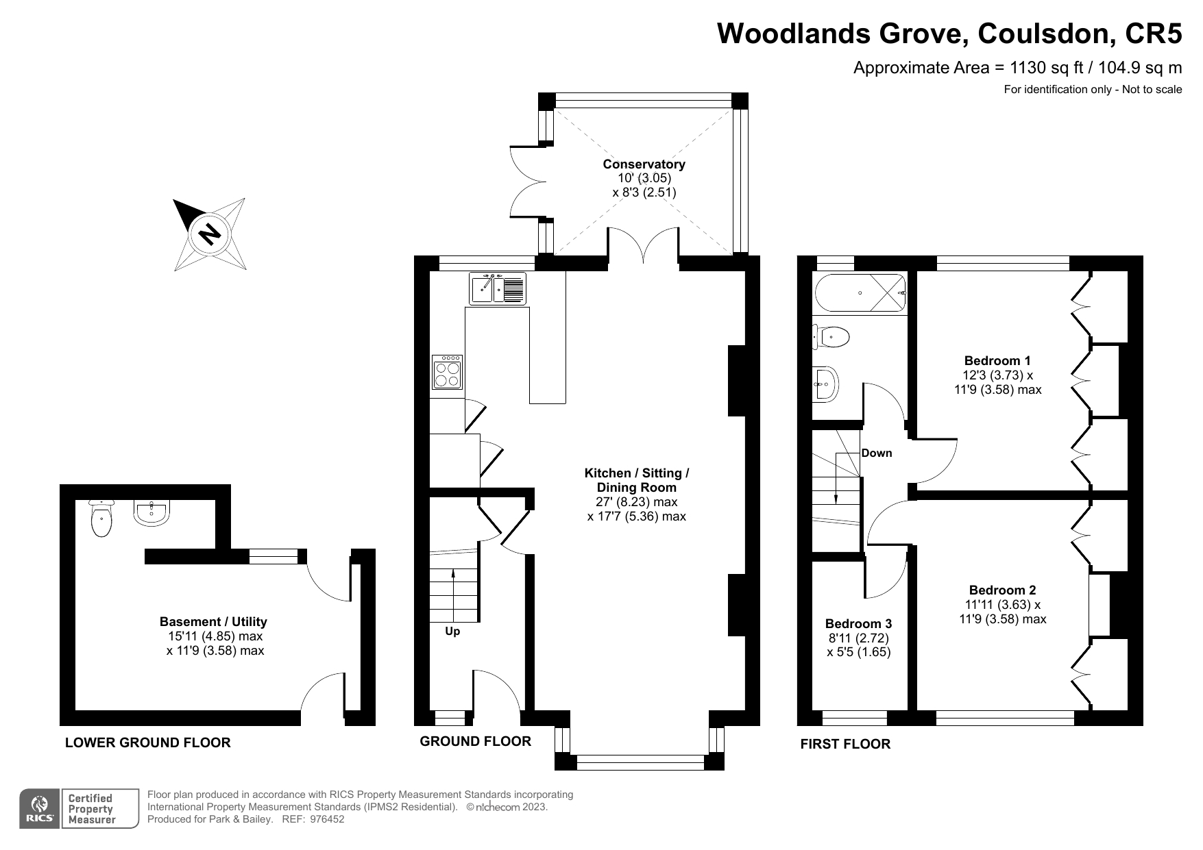 Woodlands Grove, Coulsdon CR5, 3 bedroom terraced house for sale 64551612 PrimeLocation