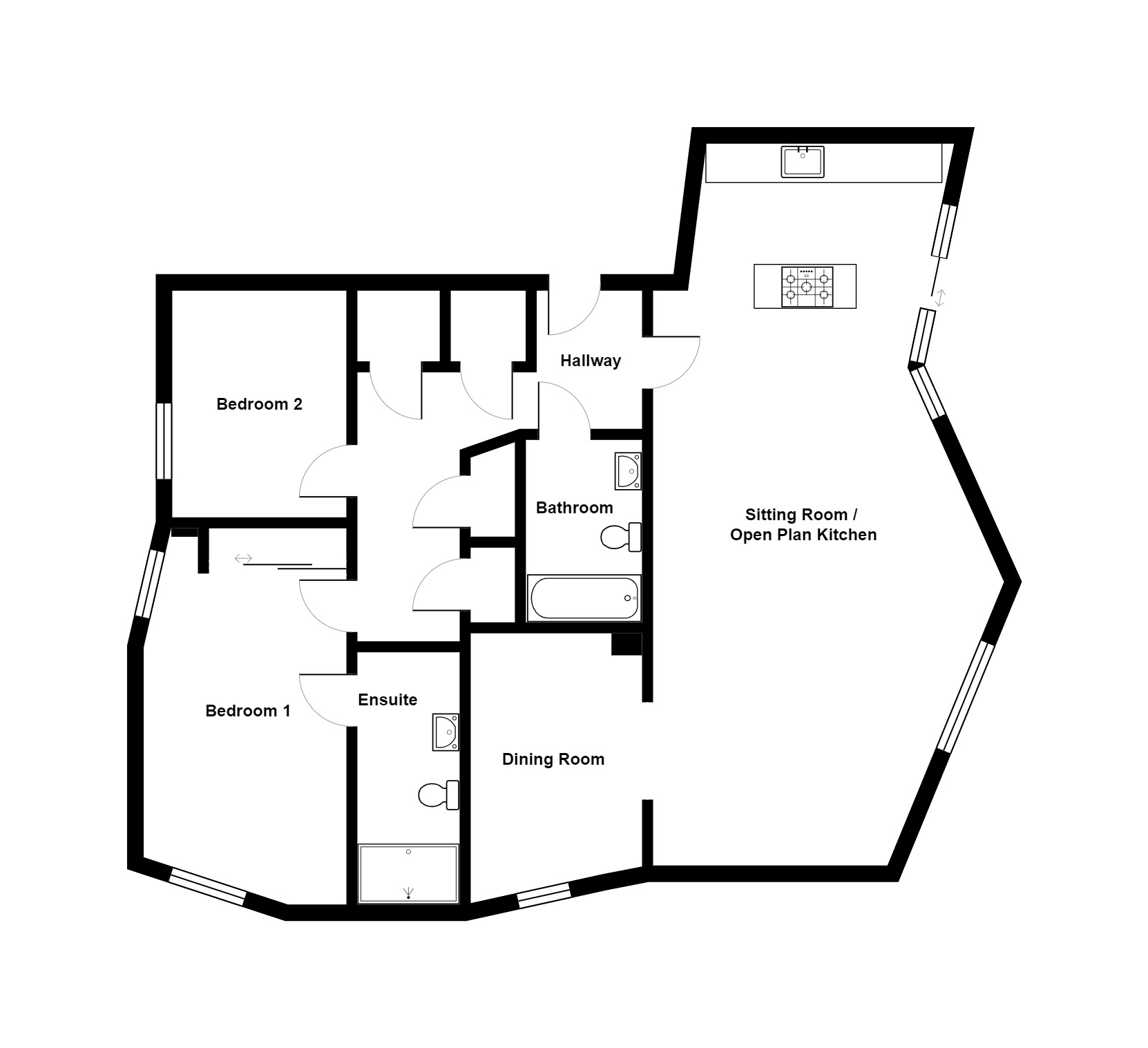 Aberdeen Square, Cambridge CB2, 2 bedroom flat for sale 68628429