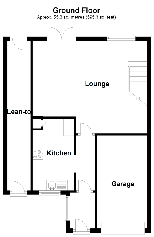 Harptree Drive, Walderslade, Chatham, Kent ME5, 3 bedroom end terrace